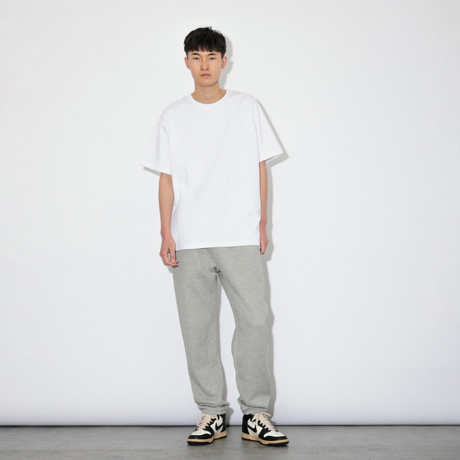 KN-T-01_WH | Heavy Crewneck T-Shirt | Color:WHITE【Knuu（縫う）_ヌウ】