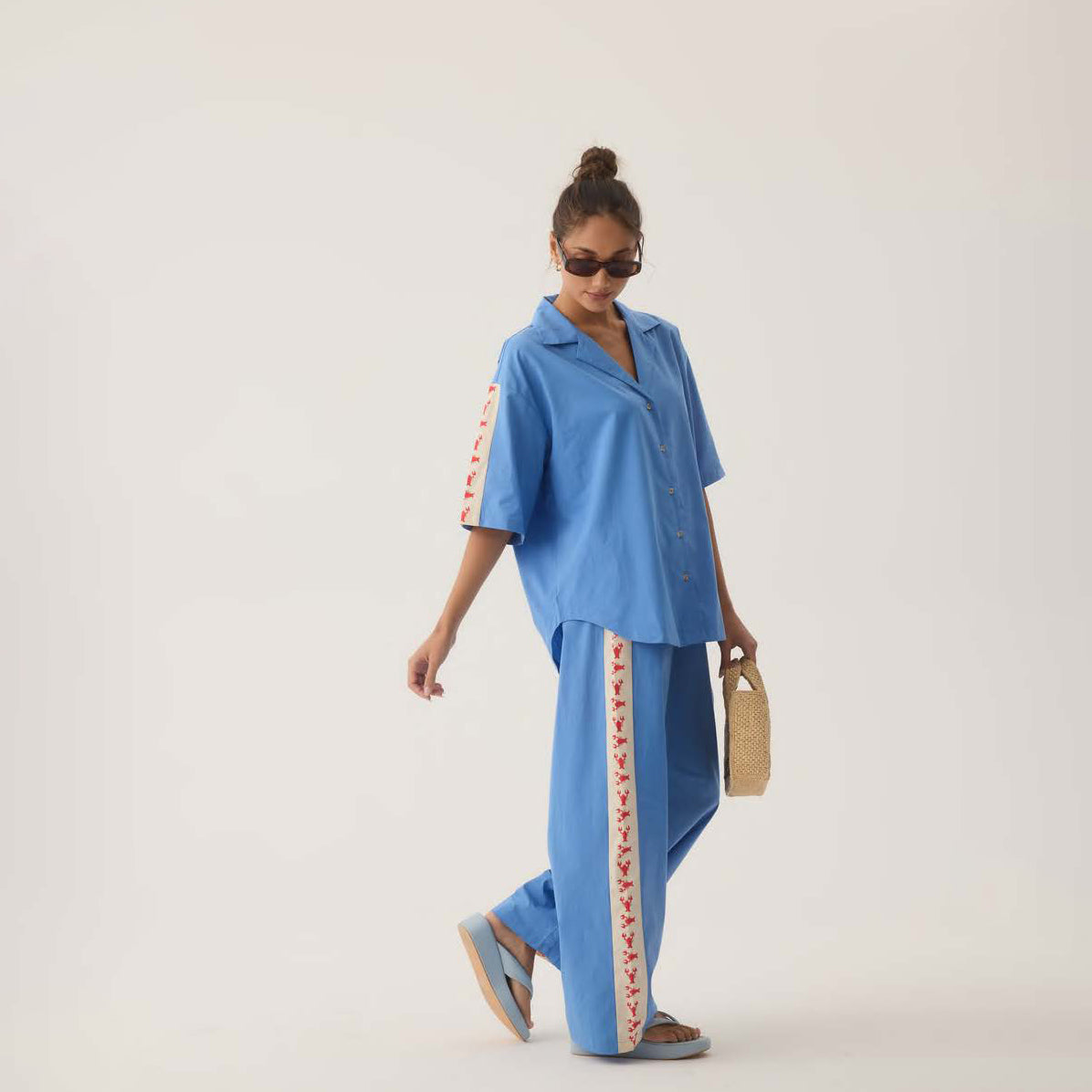 LOBSTER SHIRT | Color_French Blue | No_251010051_French Blue【ARAMINTA JAMES_アラミンタジェームス】【入荷予定アイテム・入荷連絡可能】