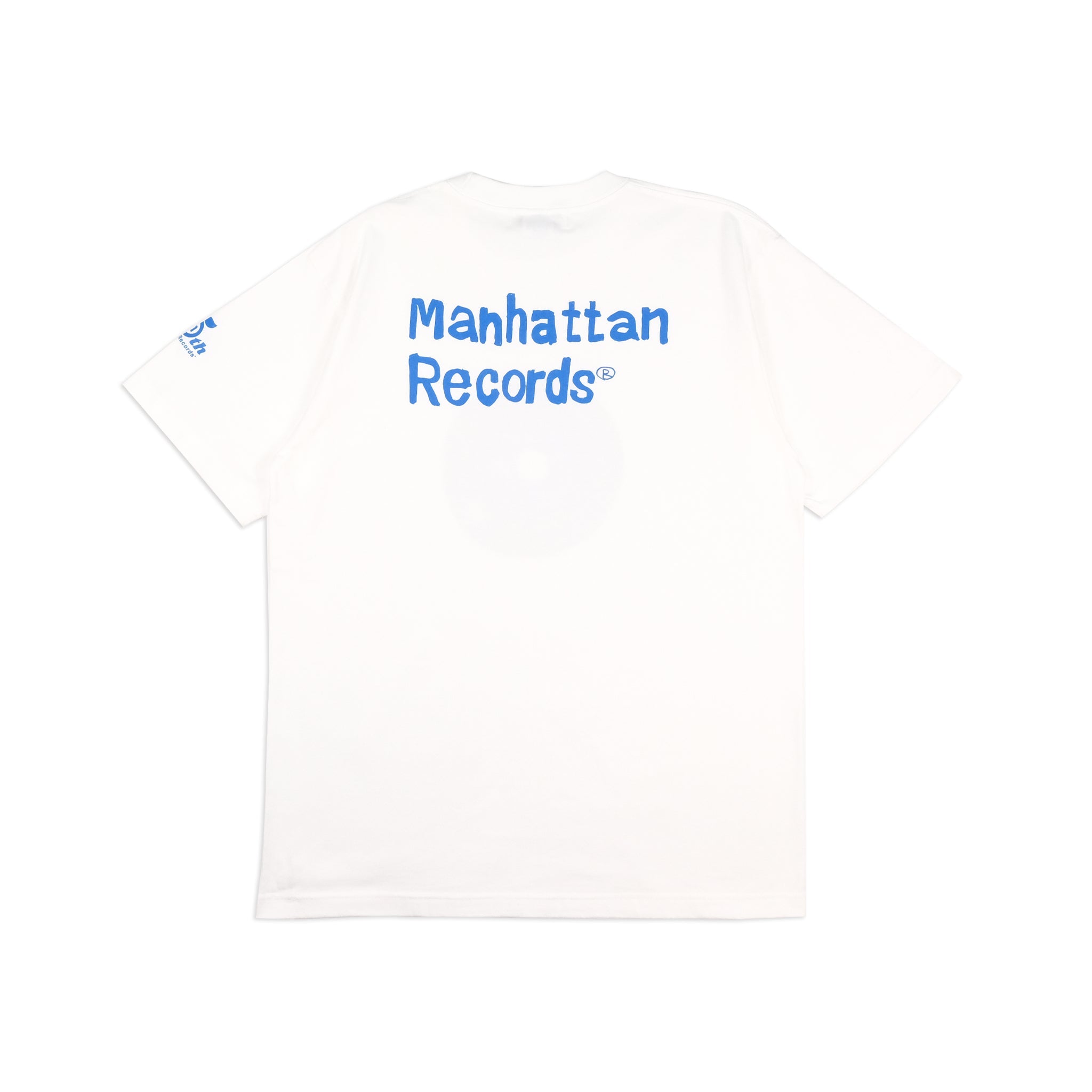 SAMUEL × Manhattan Records 7inch 45th anniv. TEE | Color:White | S-25SS-SS-016【SAMUEL_サミュエル】 【ネコポス選択可能】