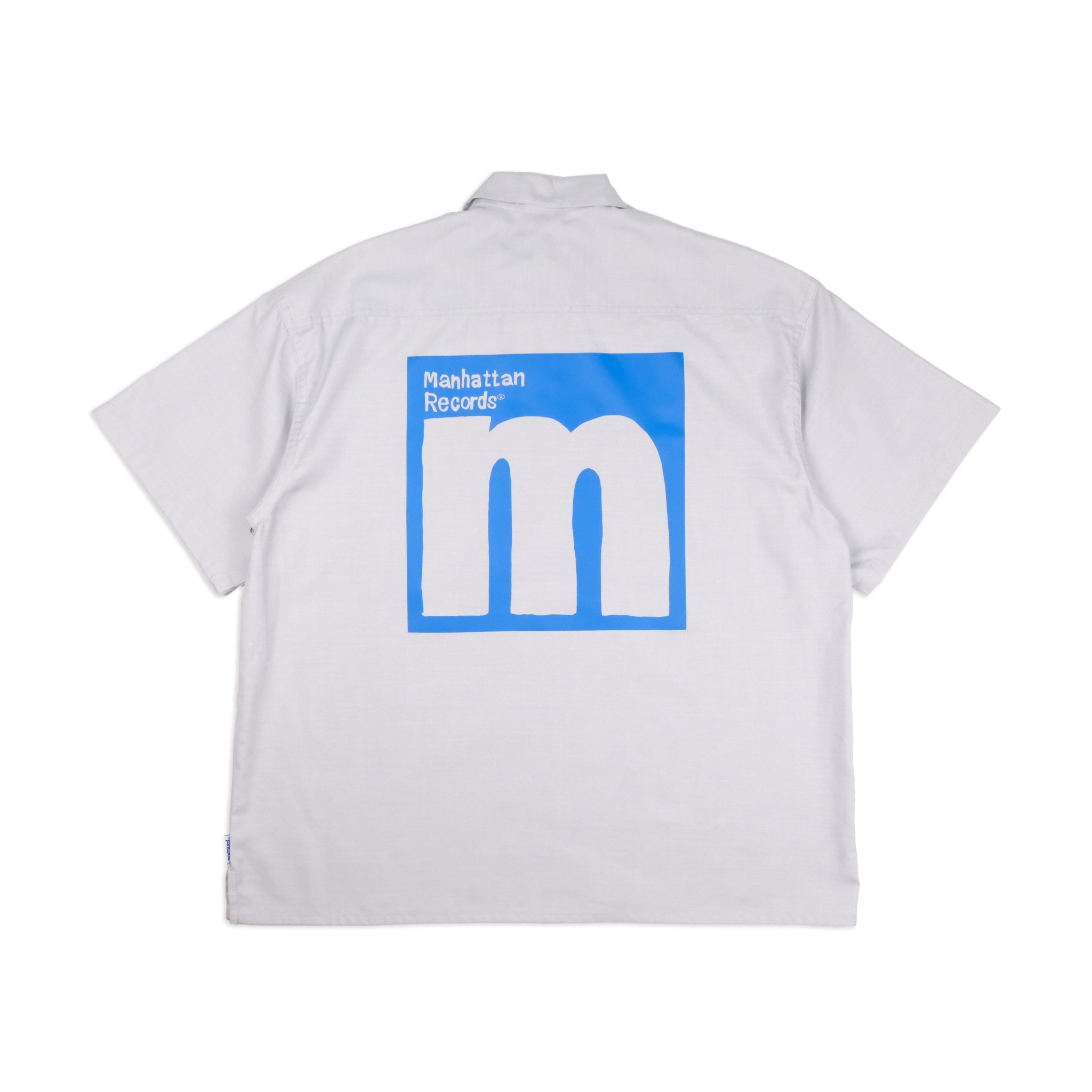SAMUEL × Manhattan Records HALF ZIP WORK SHIRTS | Color:Gray | S-25SS-SH-001【SAMUEL_サミュエル】 【ネコポス選択可能】