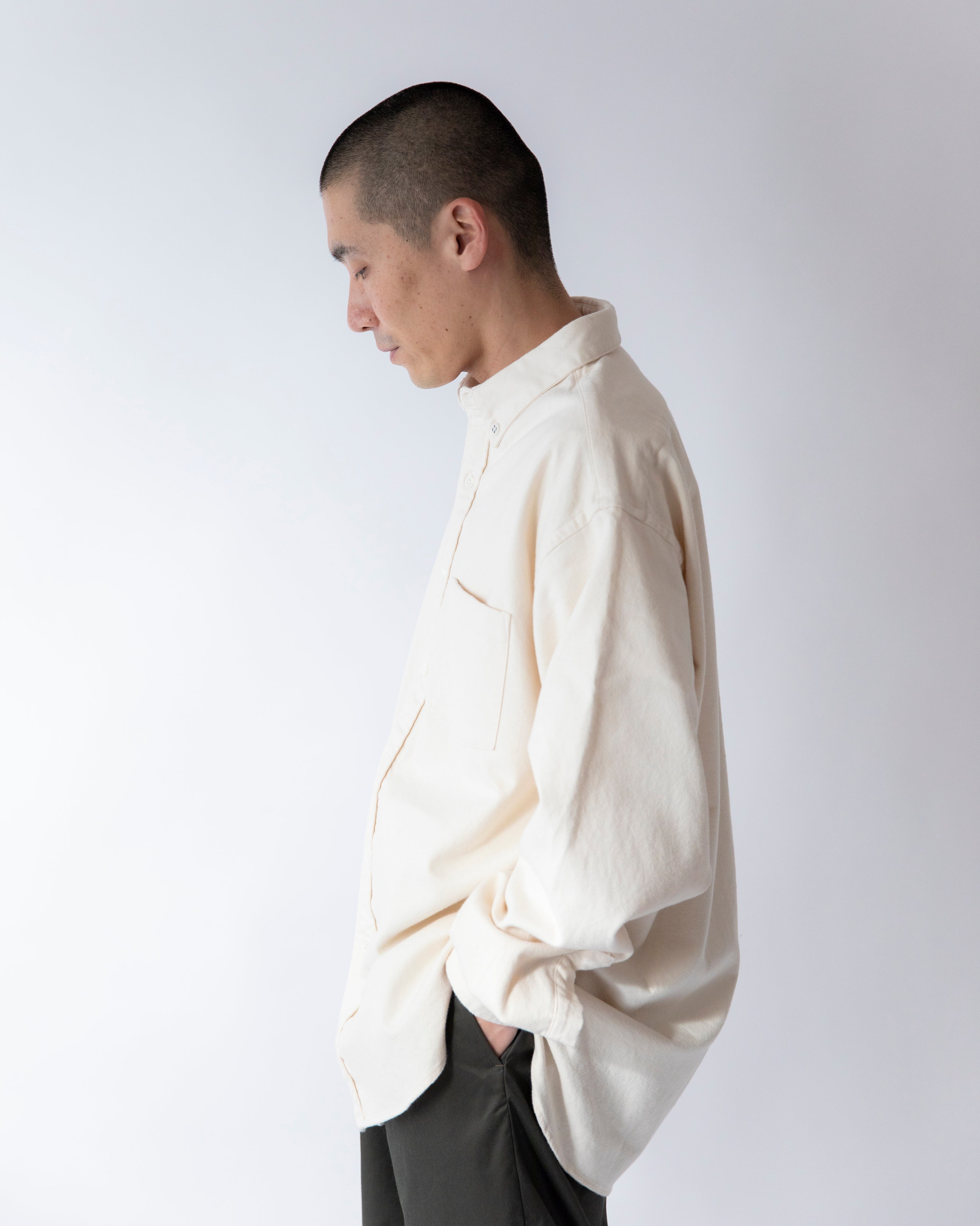 Name: BD SHIRTS | Color:Ecru | Size:Regular/Tall 【CITYLIGHTS PRODUCTS_シティライツプロダクツ】