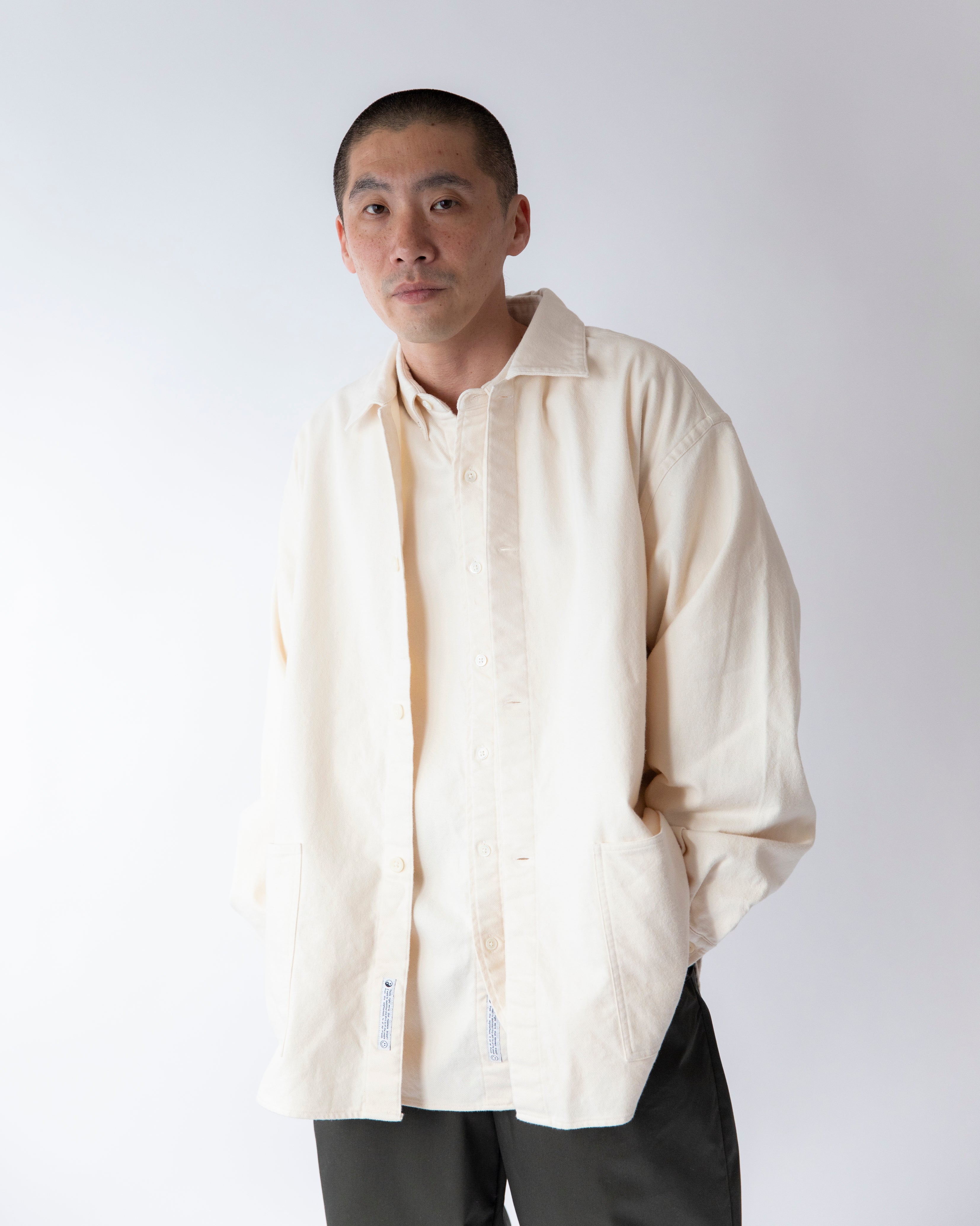 Name: E-Z GOING SHIRTS | Color:Ecru | Size:Regular/Tall 【CITYLIGHTS PRODUCTS_シティライツプロダクツ】
