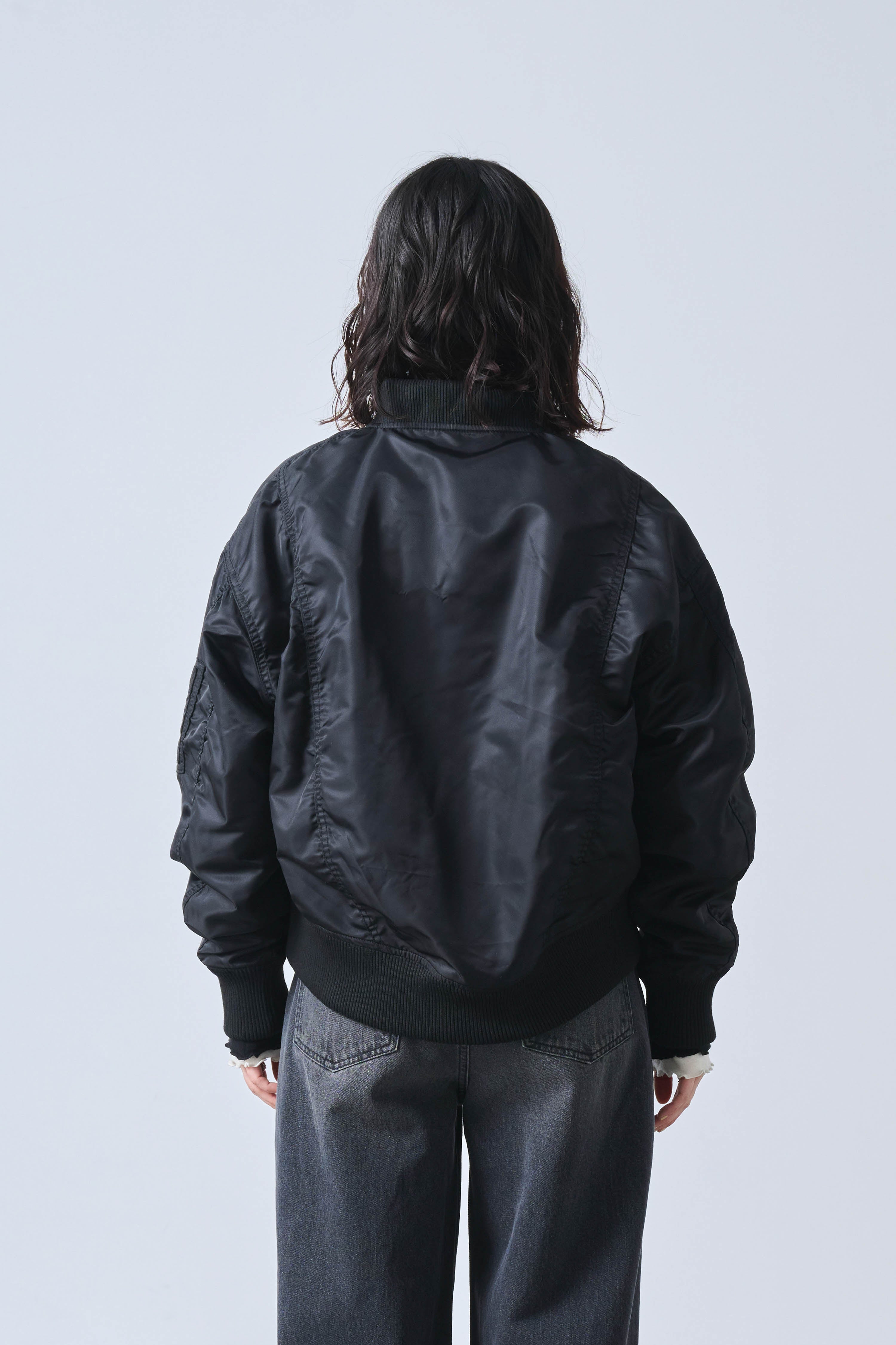 WIDE SQUARE MA-1 | Color_Black | No_mil25fjk3240_black【KHA:KI_カーキ】【入荷予定アイテム・入荷連絡可能】