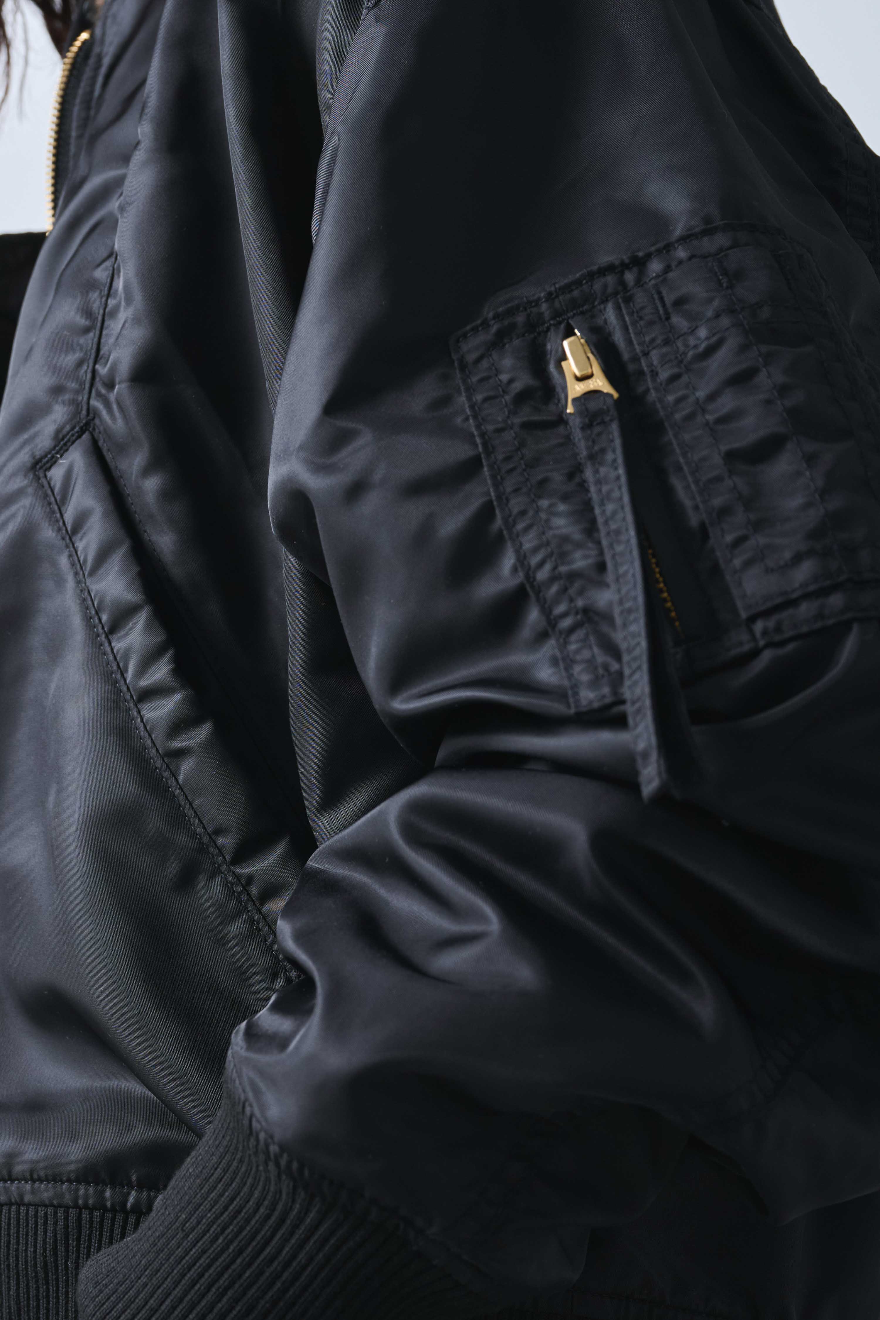 WIDE SQUARE MA-1 | Color_Black | No_mil25fjk3240_black【KHA:KI_カーキ】【入荷予定アイテム・入荷連絡可能】