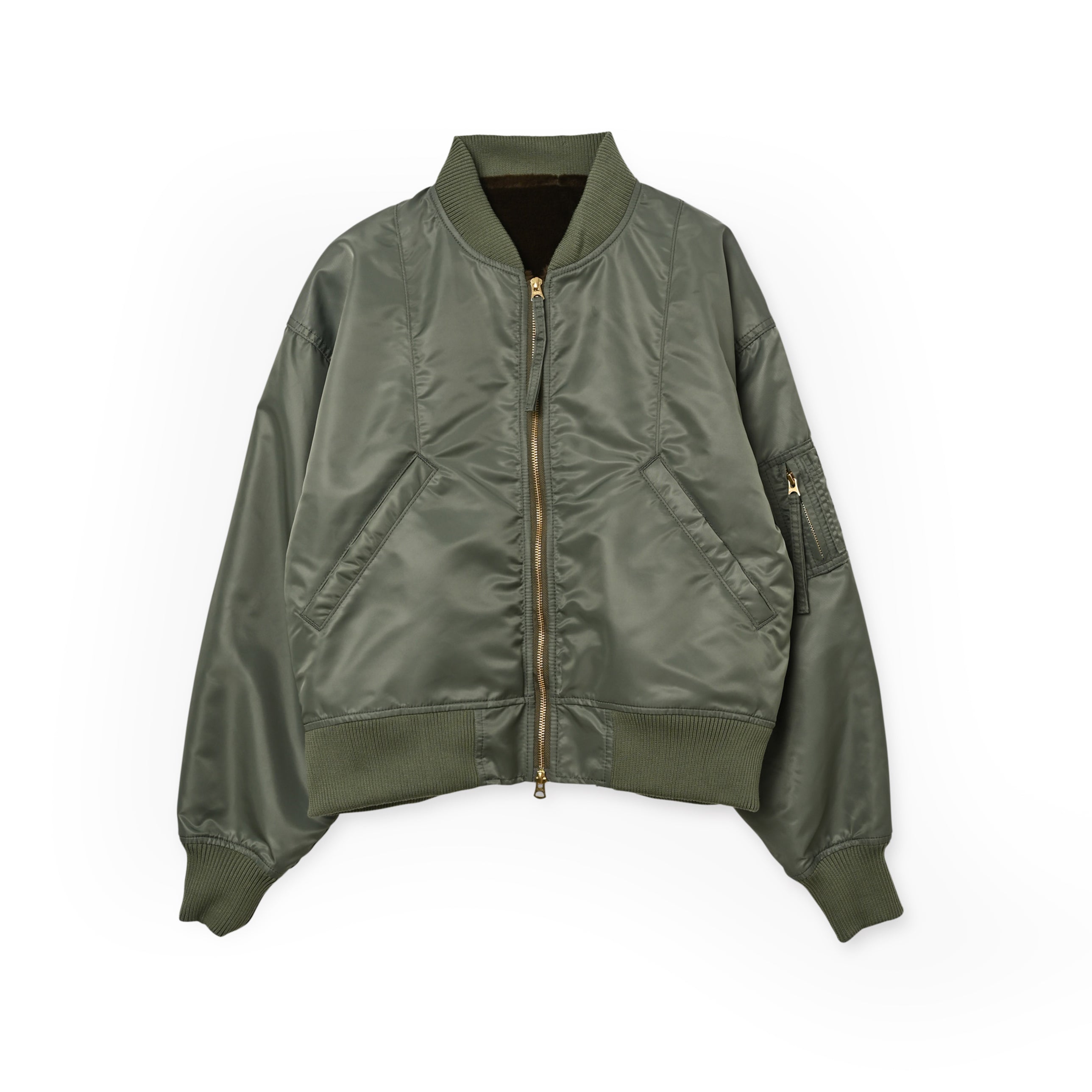 WIDE SQUARE MA-1 | Color_Olive | No_mil25fjk3240_olive【KHA:KI_カーキ】【入荷予定アイテム・入荷連絡可能】
