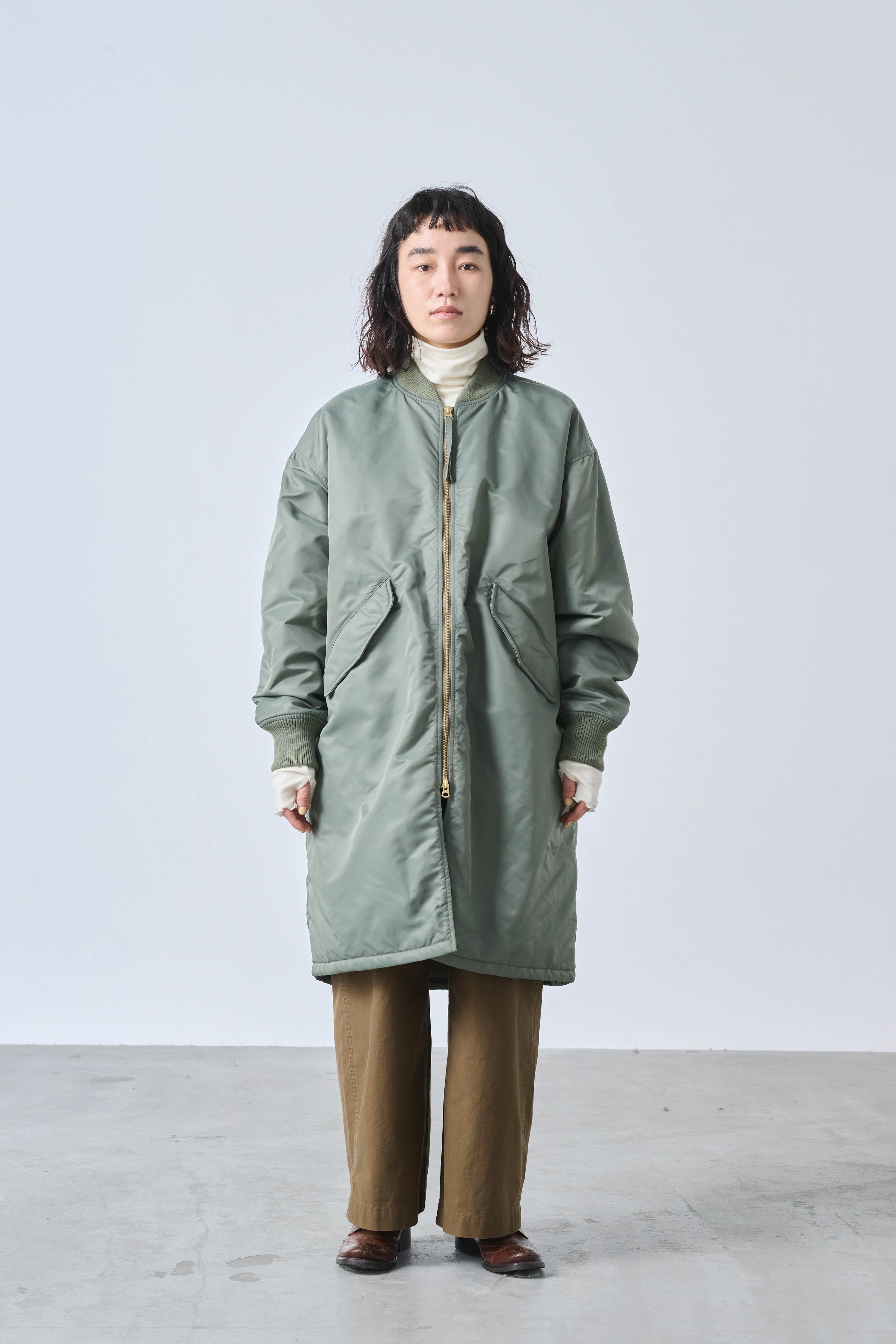 LONG MA-1 | Color_Olive | No_mil25fjk3241_olive【KHA:KI_カーキ】【入荷予定アイテム・入荷連絡可能】