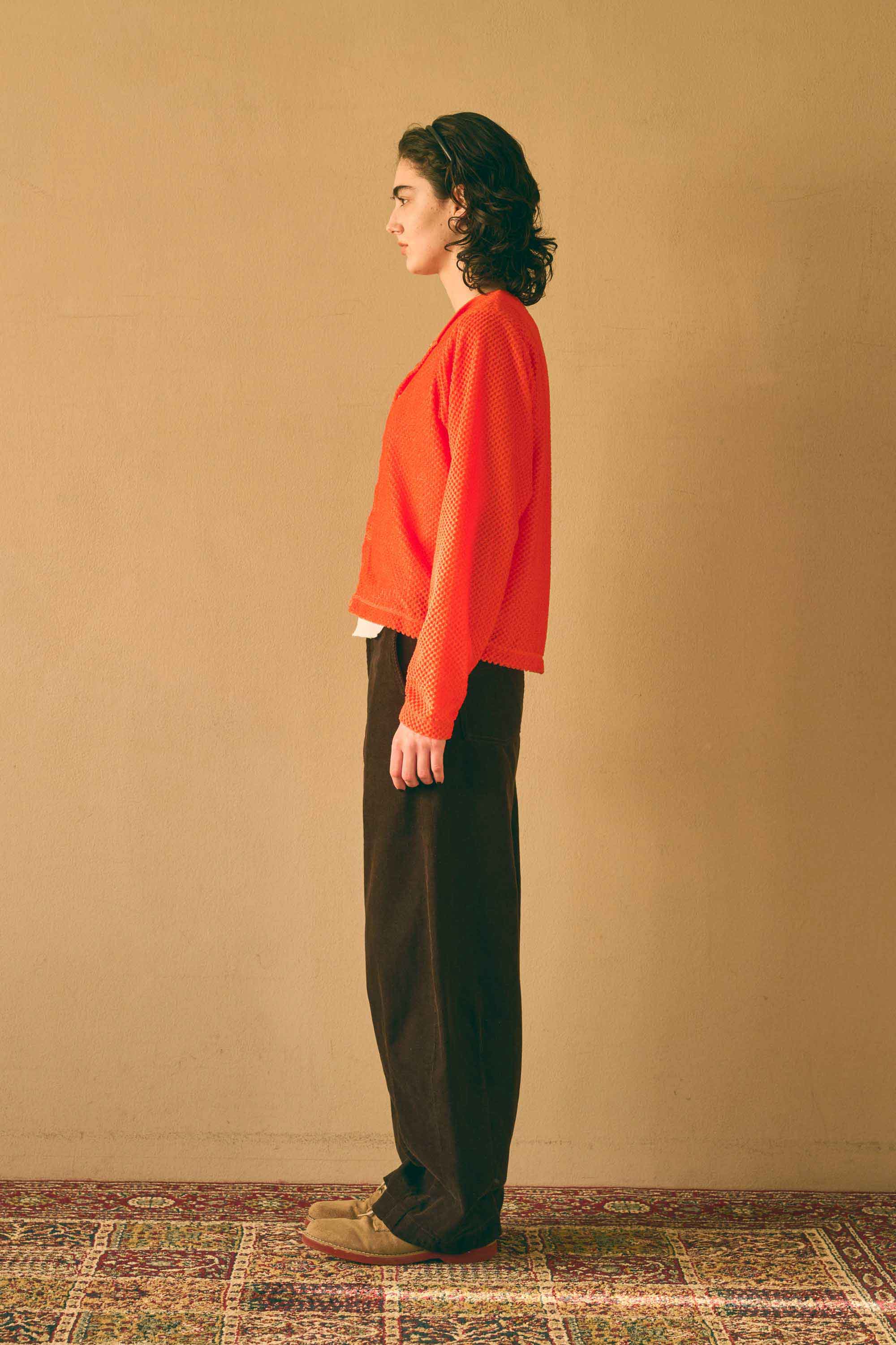 Octa 11B CARDIGAN – Persimmon | KHA:KI | 入荷予定アイテム
