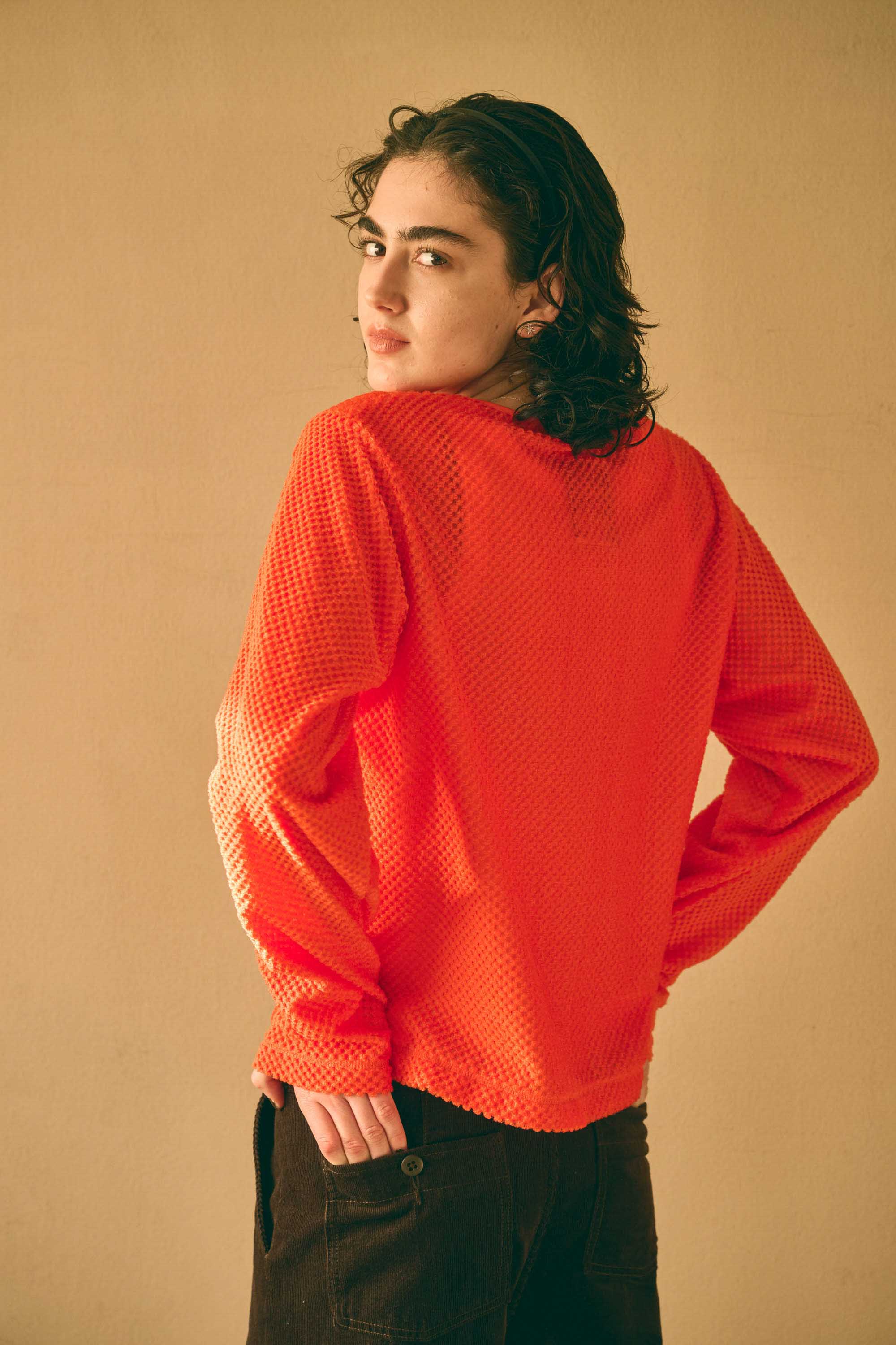 Octa 11B CARDIGAN – Persimmon | KHA:KI | 入荷予定アイテム