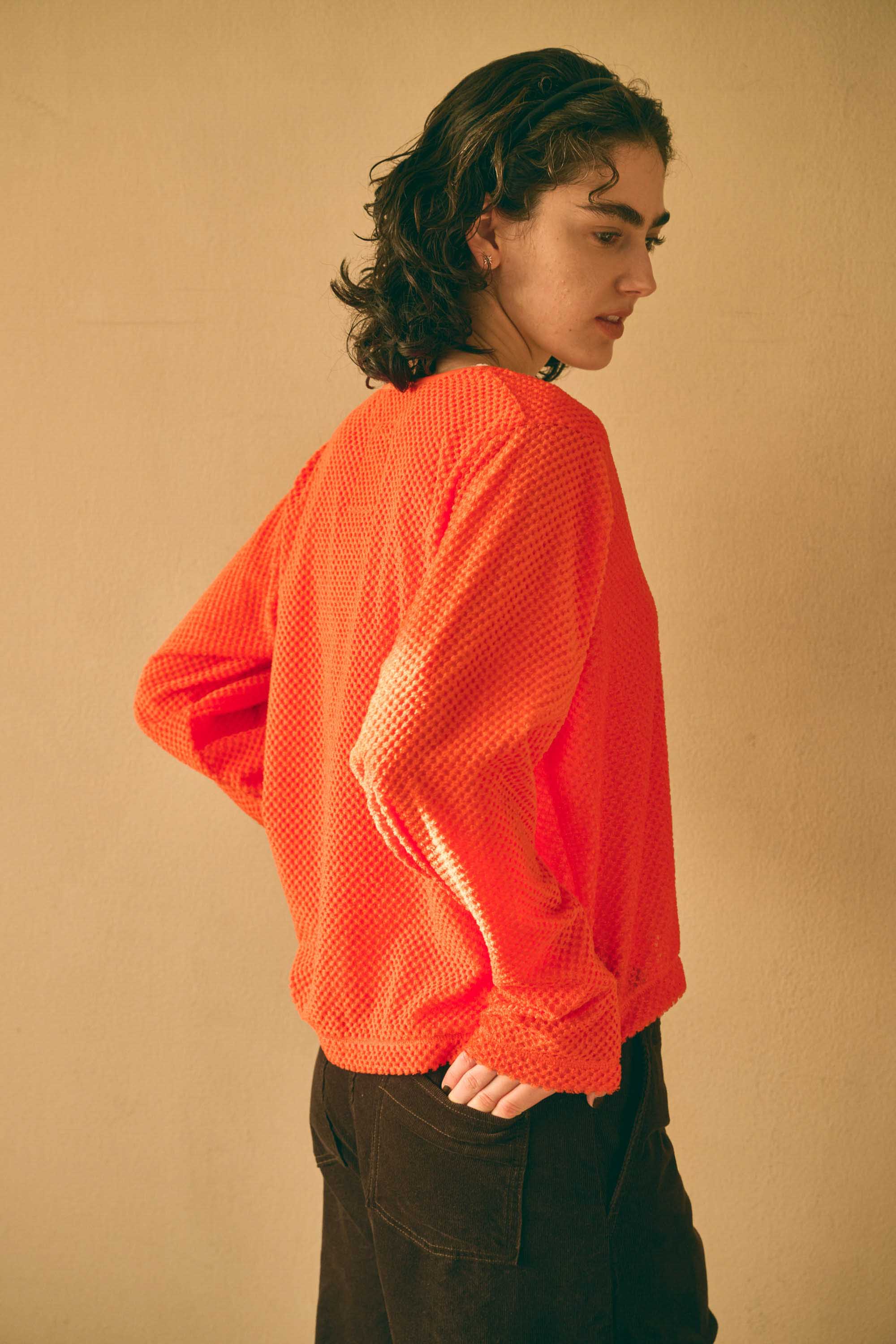Octa 11B CARDIGAN – Persimmon | KHA:KI | 入荷予定アイテム