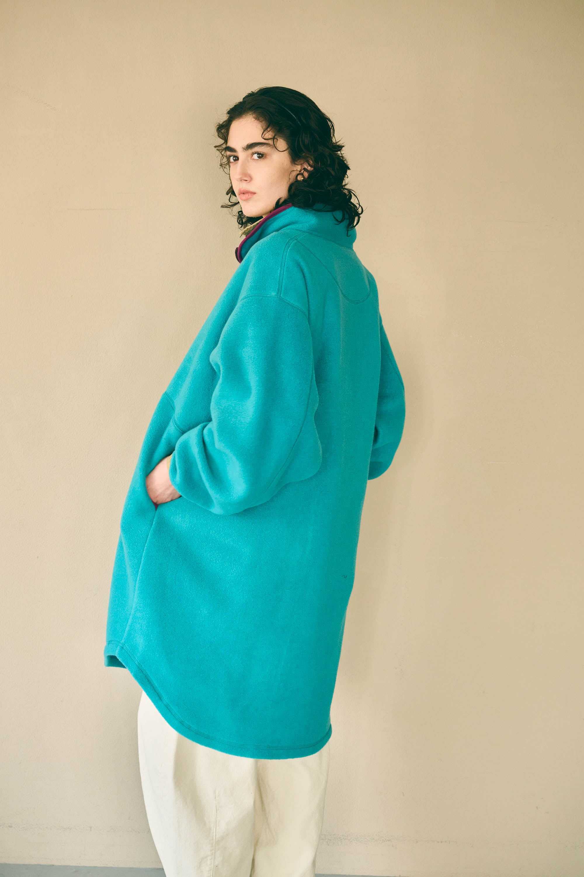HALF ZIP FLEECE LONG P/O – Gr | KHA:KI | 入荷予定アイテム