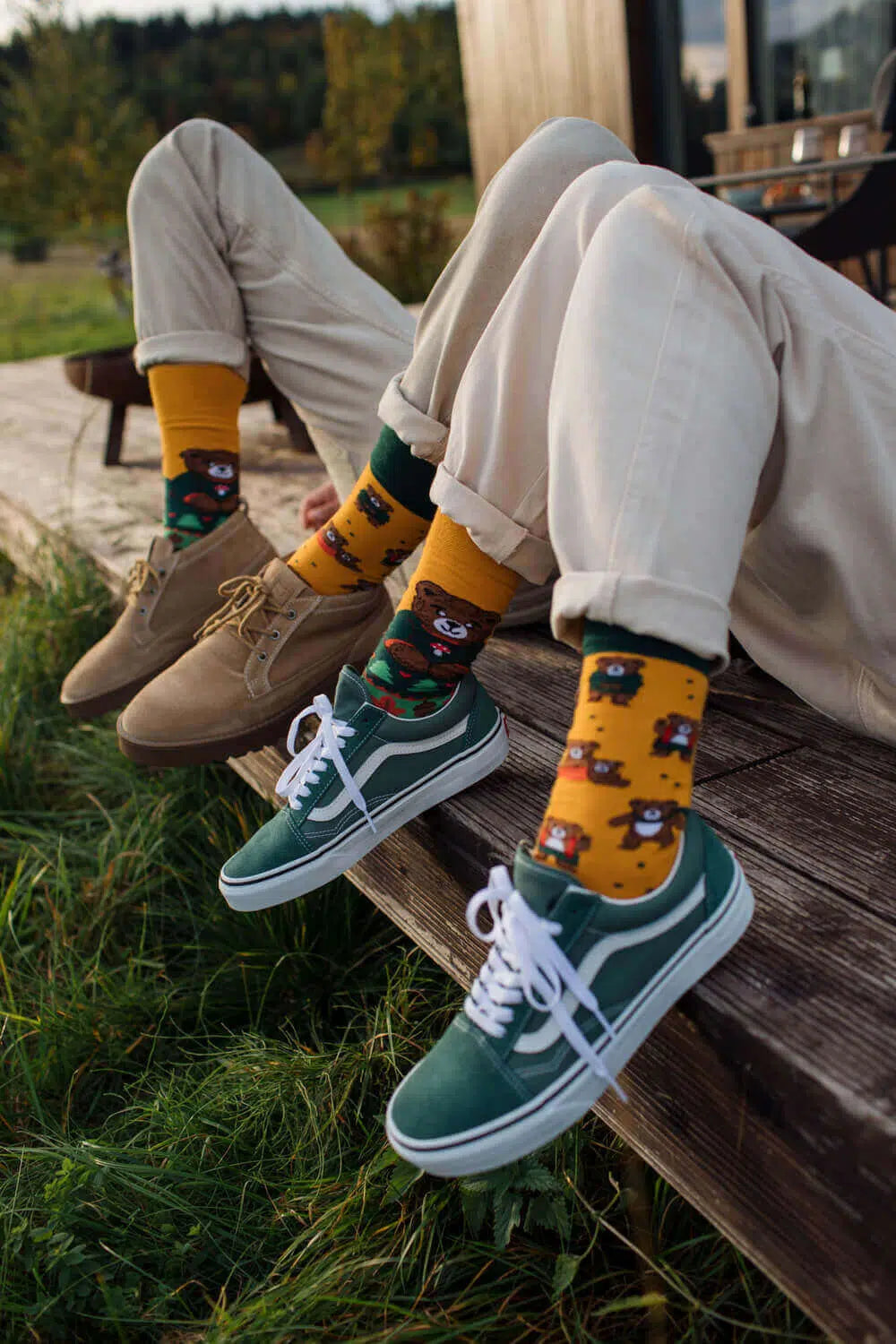 Reguler Socks / AUTUMN TEDDY | MANY MORNINGS【ネコポス選択可能】