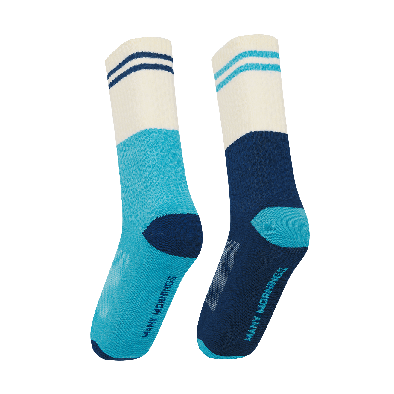 Sports Socks / BLUE BLUES | MANY MORNINGS【ネコポス選択可能】