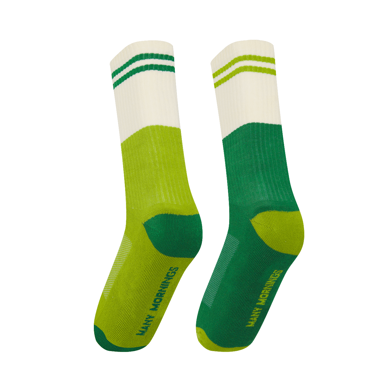 Sports Socks / GREEN GROOVE | MANY MORNINGS【ネコポス選択可能】