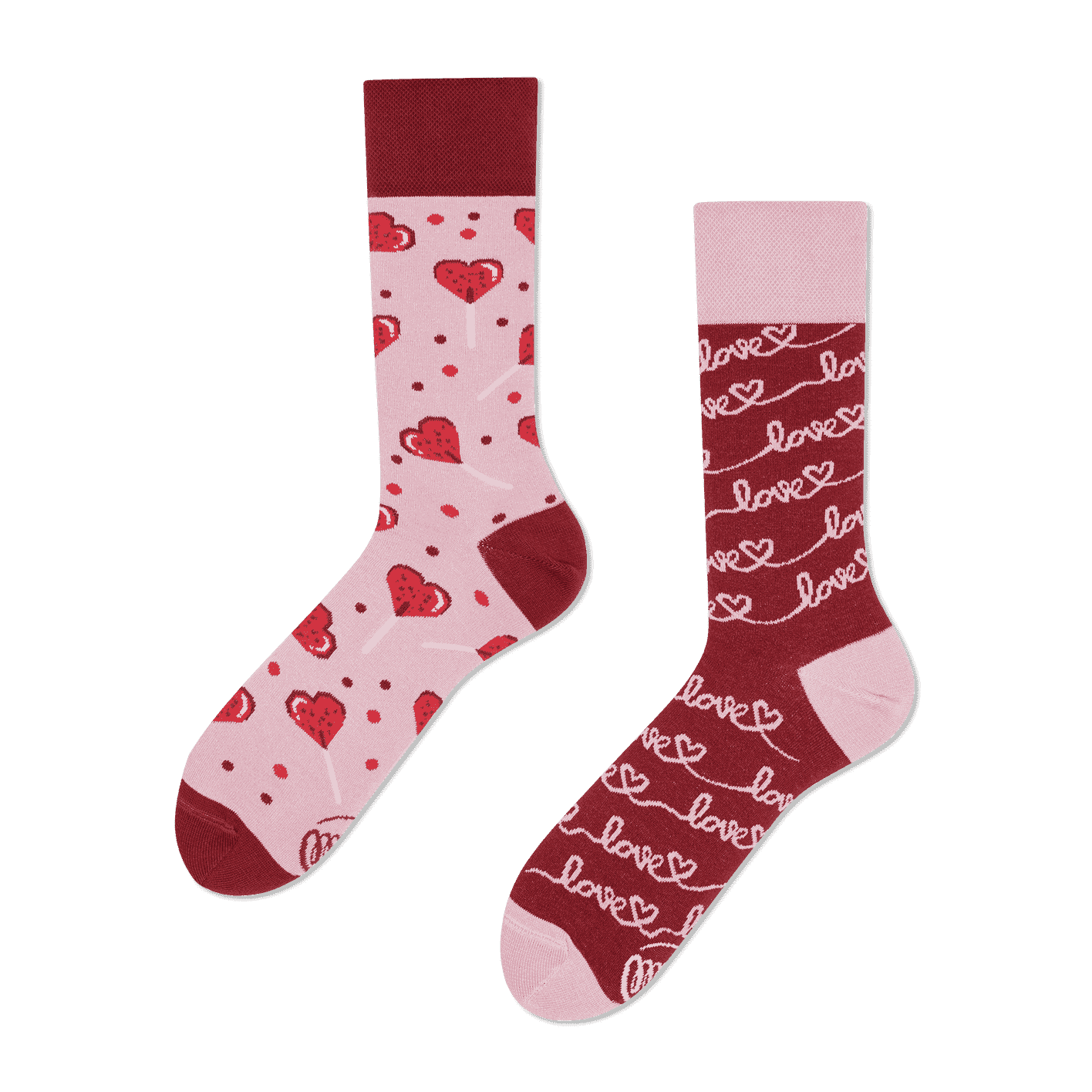 many mornings reguler socks / LOVE STORY【many mornings メニ―モーニングス】