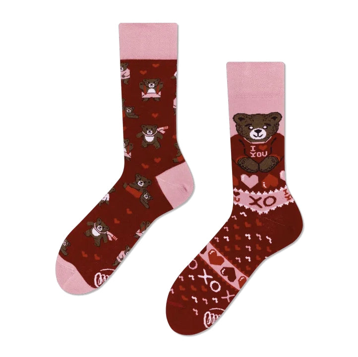 Reguler Socks / LOVE TEDDY | MANY MORNINGS【ネコポス選択可能】