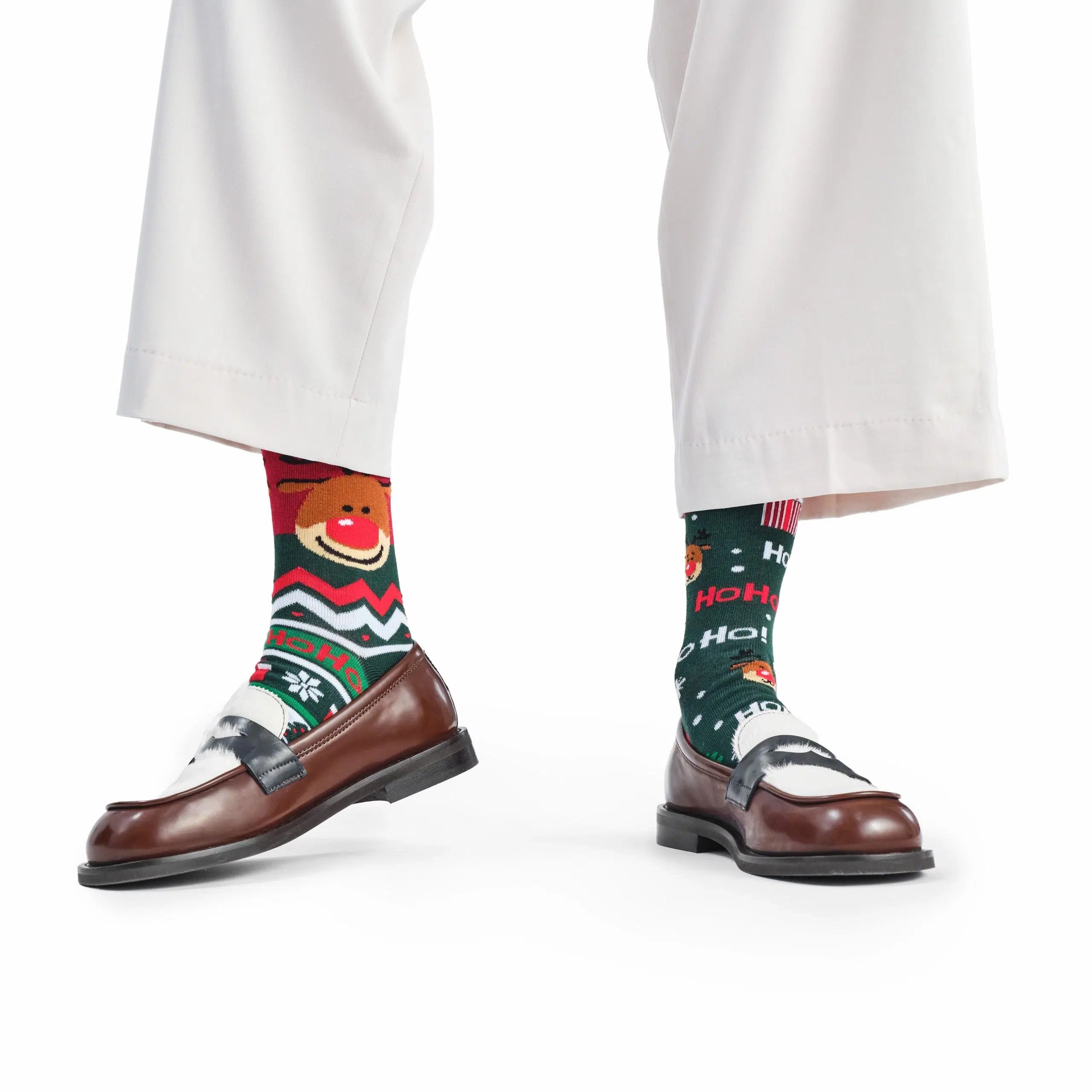 reguler socks / Rudolph【many mornings メニ―モーニングス】【ネコポス選択可能】