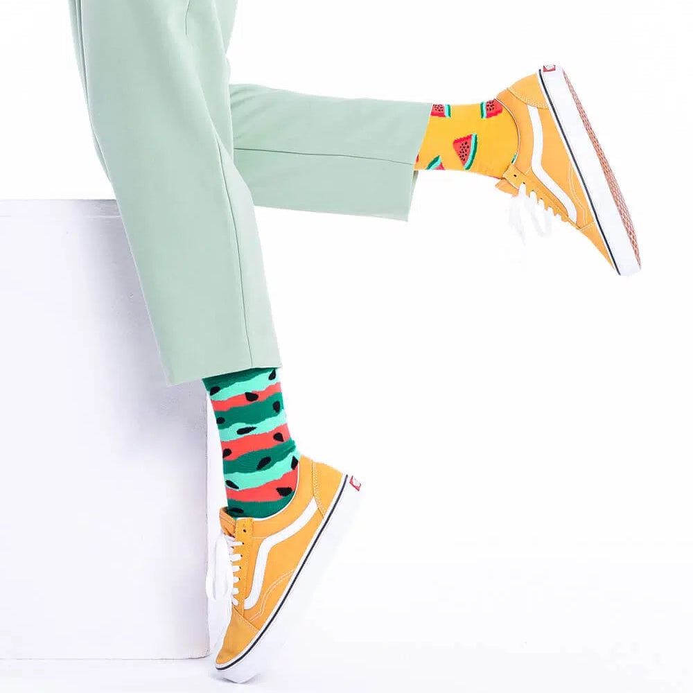 Reguler Socks / WATERMELON SPLASH | MANY MORNINGS【ネコポス選択可能】