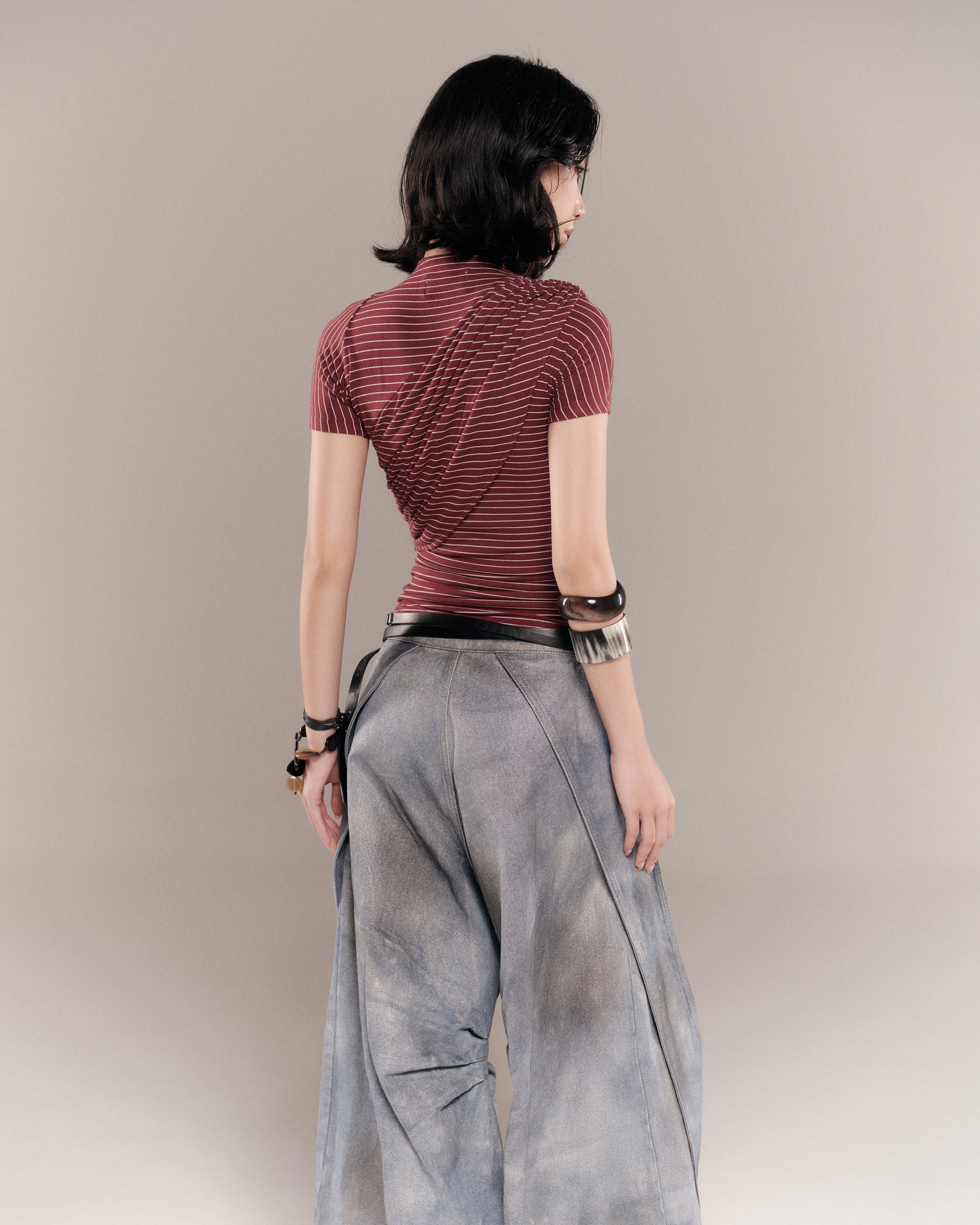 MONTY TOP (RED STRIPES) | Bunny Hill Concept
