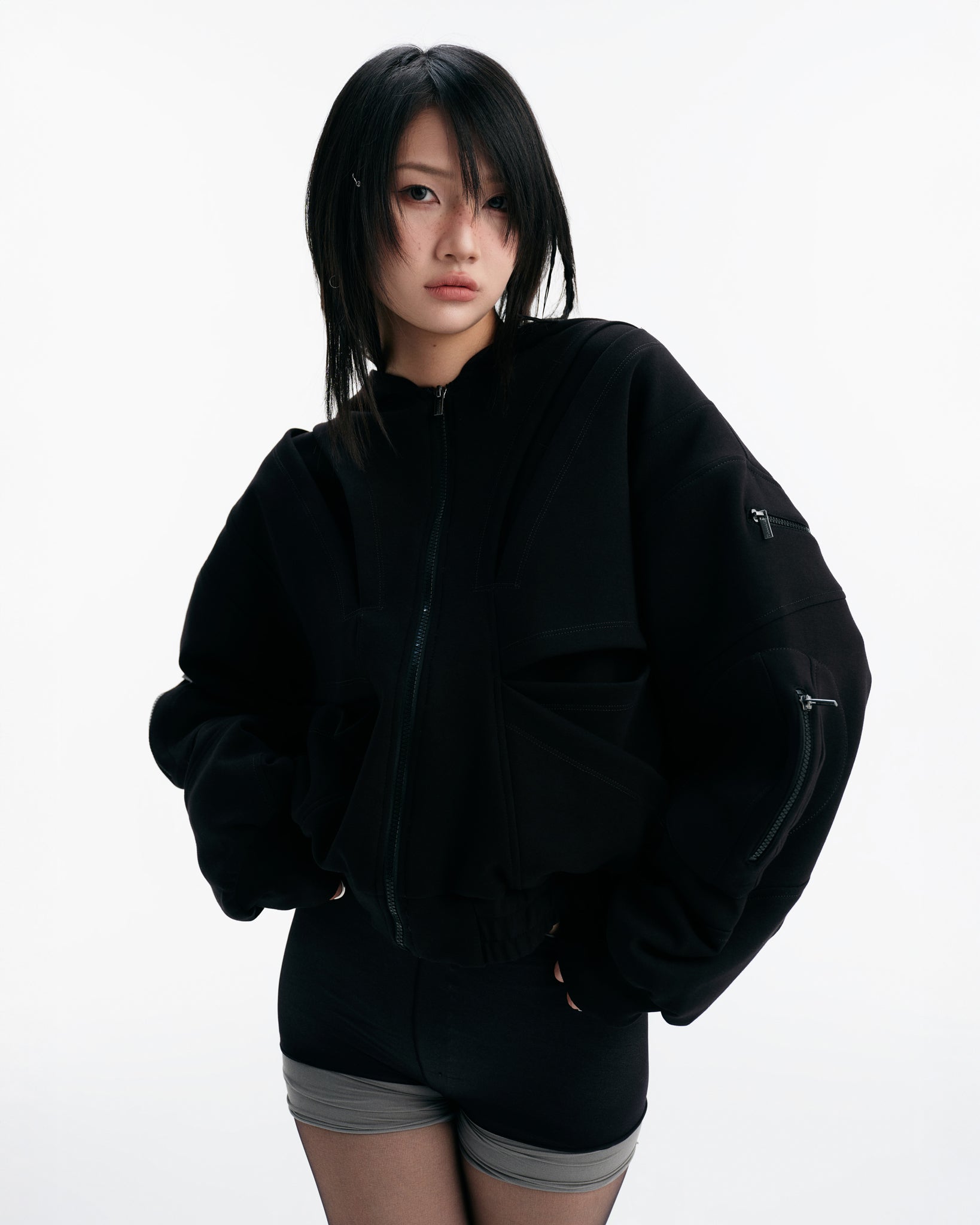 MAPLE JACKET (Black) | Bunny Hill Concept