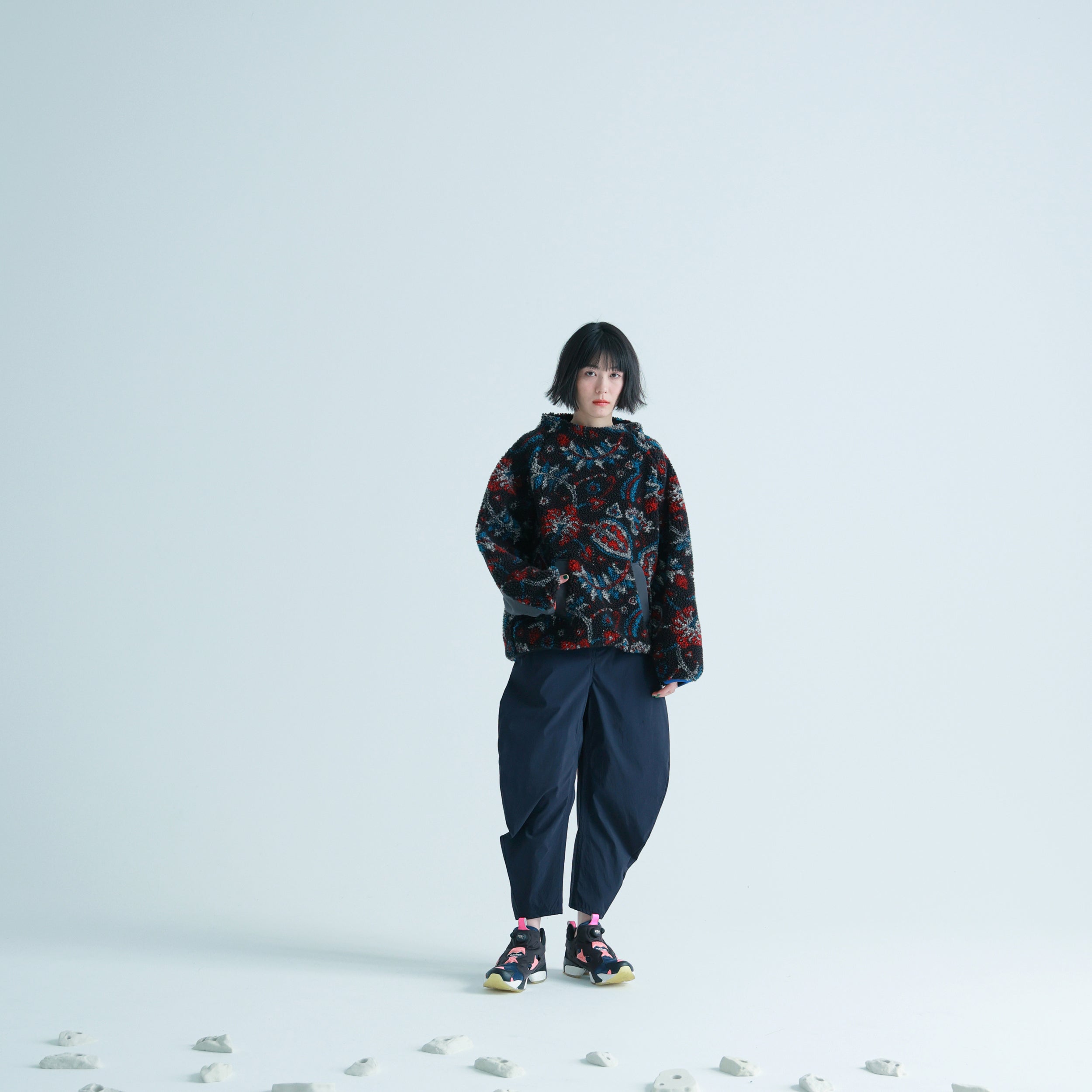 No:NV23AW-06a | Name:Courtyard Fleece Pullover | Color:Flower【NEYVOR_ネイバー】【入荷予定アイテム・入荷連絡可能】