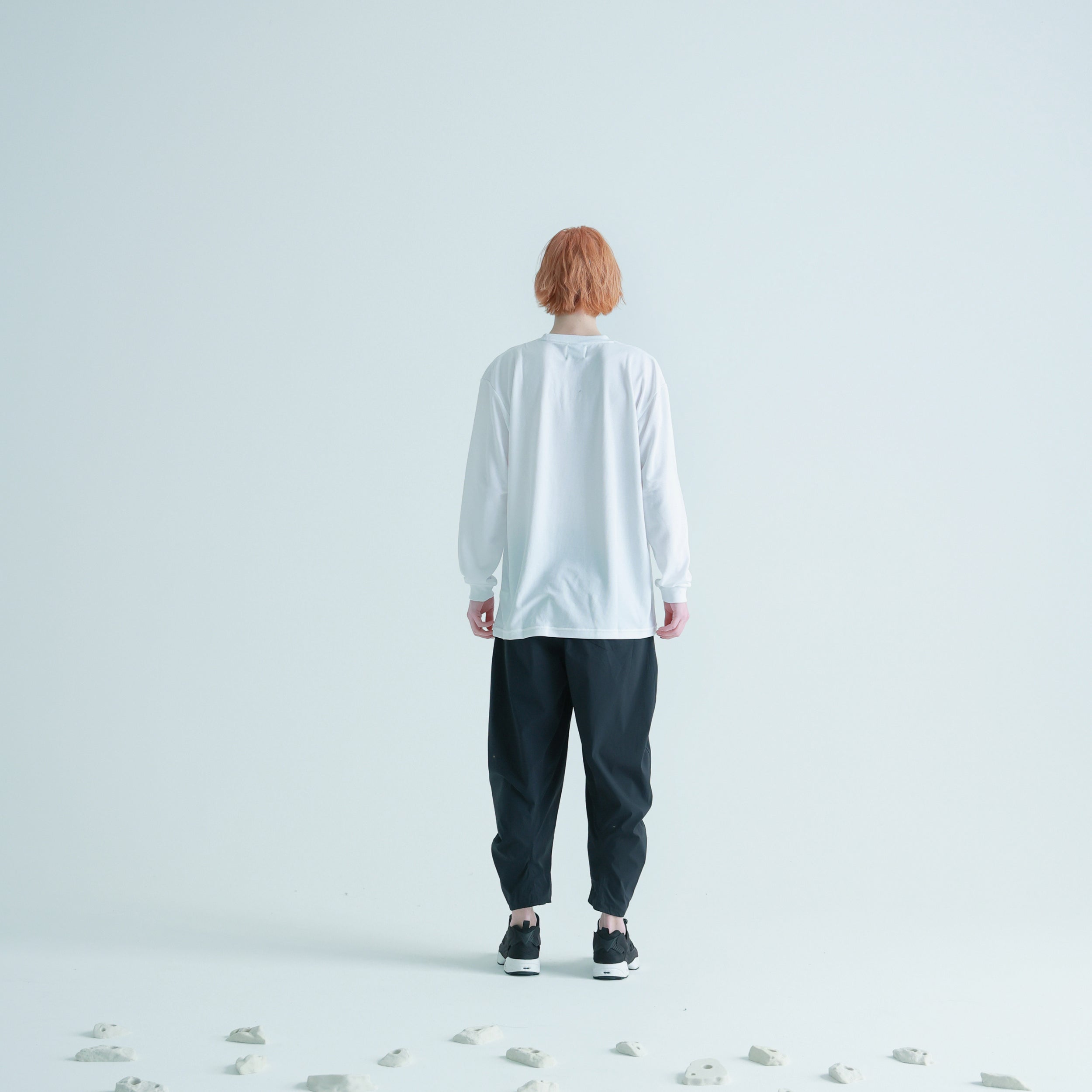 No:NV23AW-13Aa | Name:Dry Comfort L/S Tee/SUNSET | Color:White【NEYVOR_ネイバー】