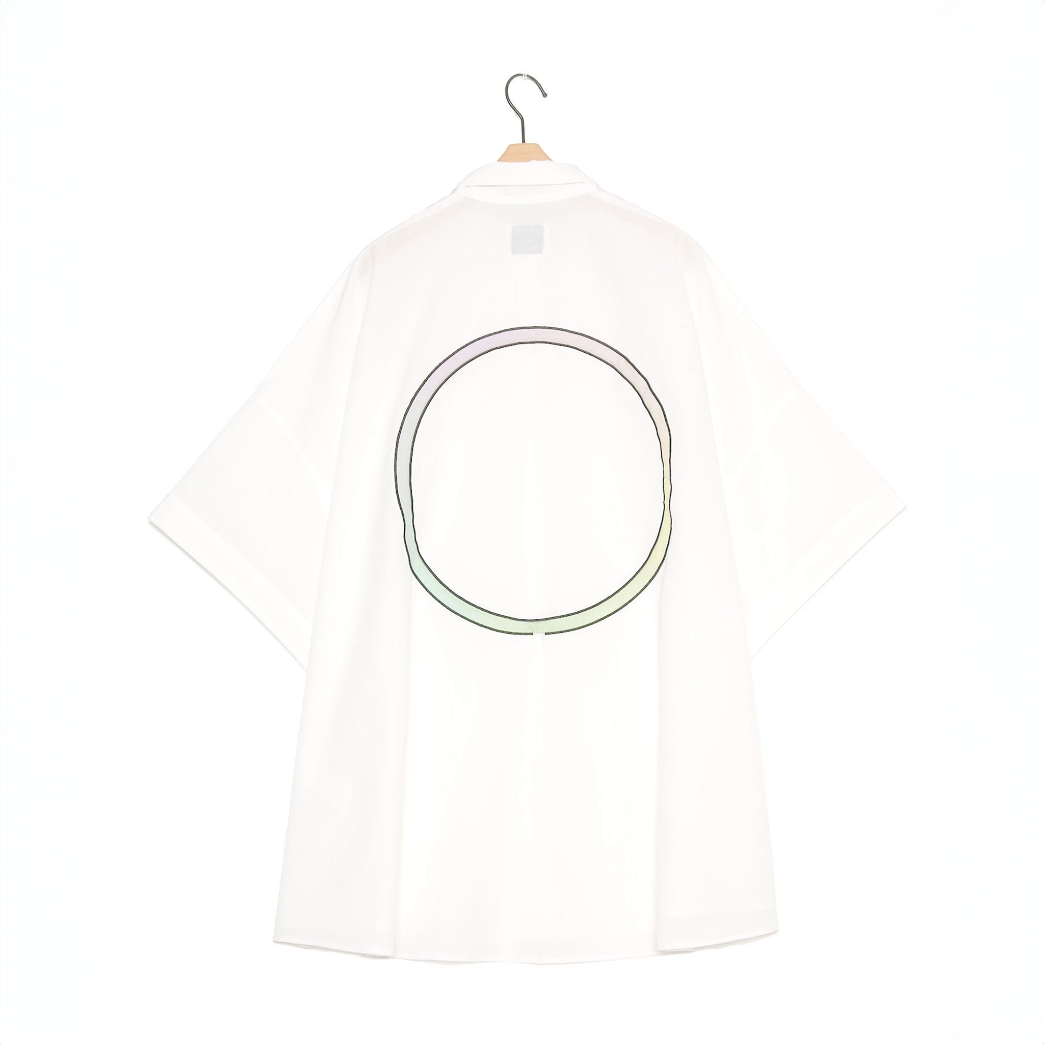 No:NV24SS-05A | Name:Packable Circle Poncho Shirt | Color:White【NEYVOR_ネイバー】【入荷予定アイテム・入荷連絡可能】