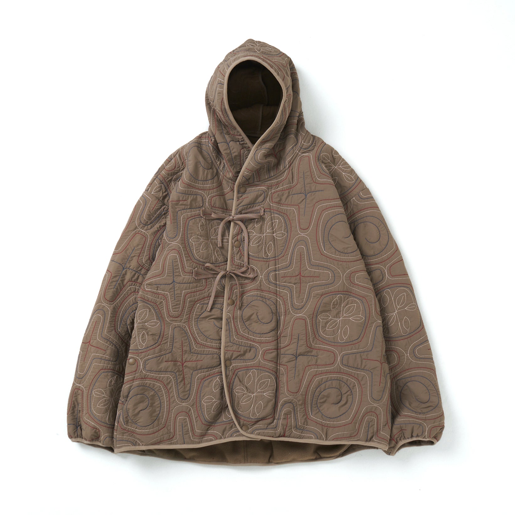 AINU Quilting Hoodie – Gray | NORBIT | 入荷予定アイテム