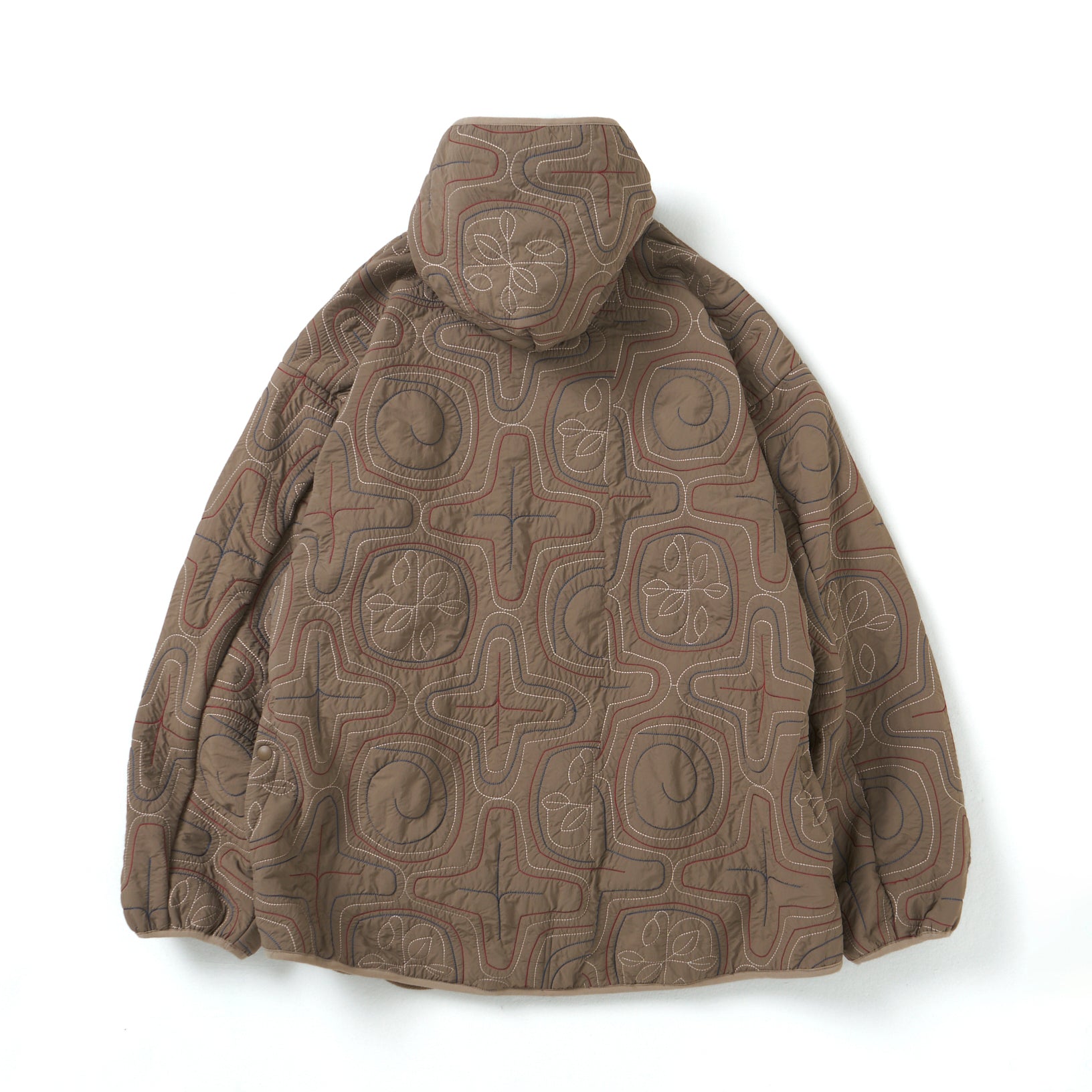 AINU Quilting Hoodie – Gray | NORBIT | 入荷予定アイテム