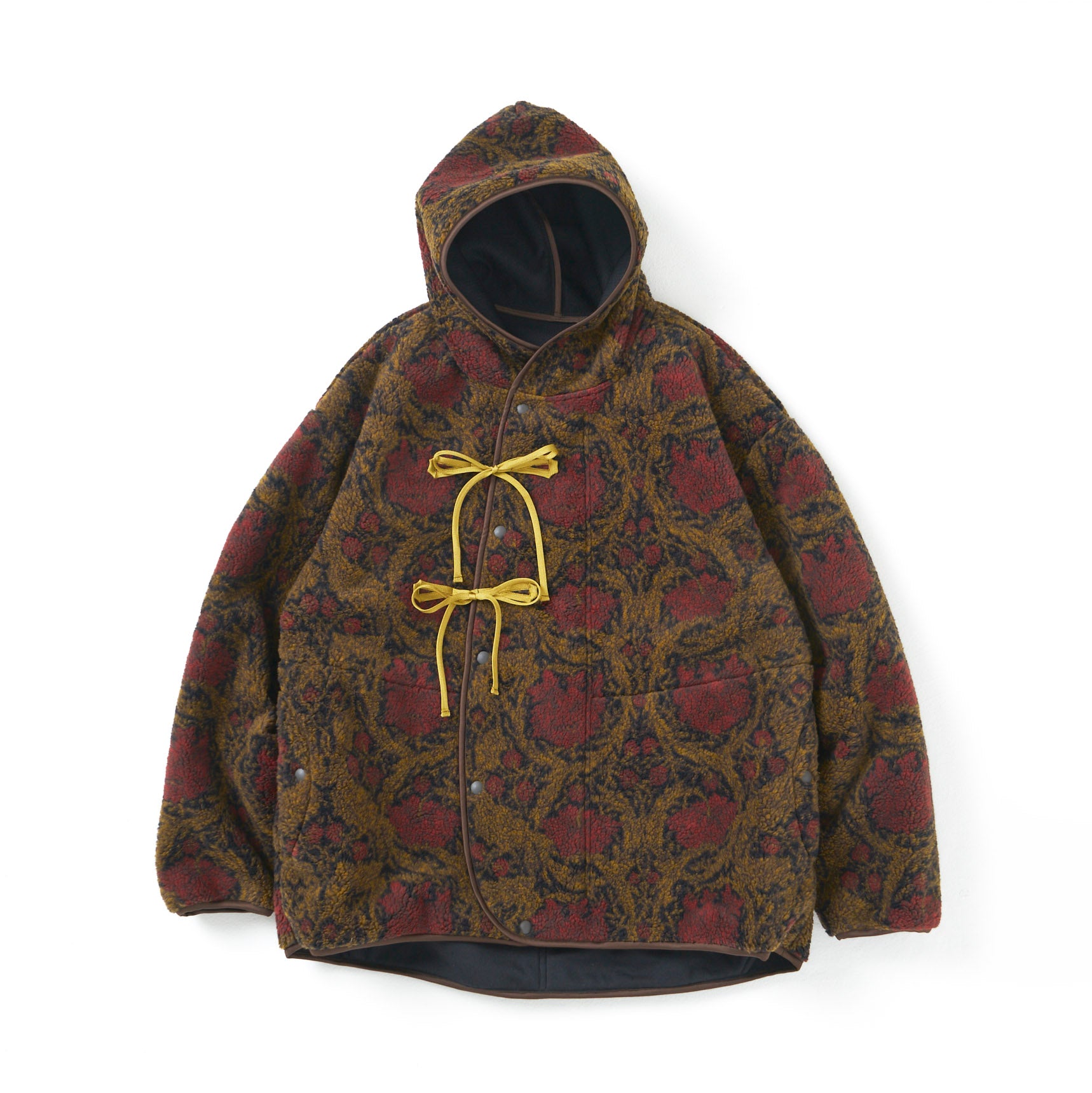 AINU Quilting Hoodie ※Made In JAPAN – Mustard | NORBIT | 入荷予定アイテム