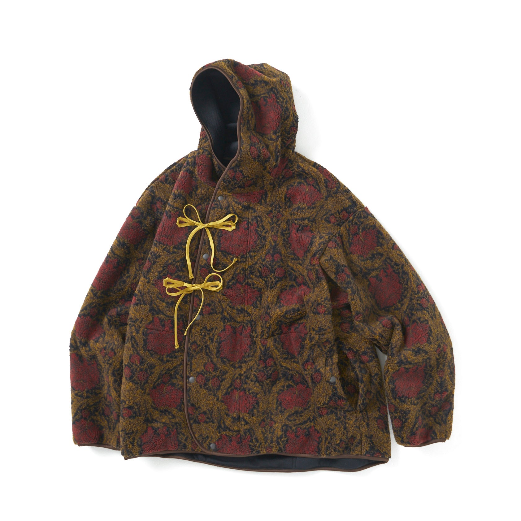 AINU Quilting Hoodie ※Made In JAPAN – Mustard | NORBIT | 入荷予定アイテム