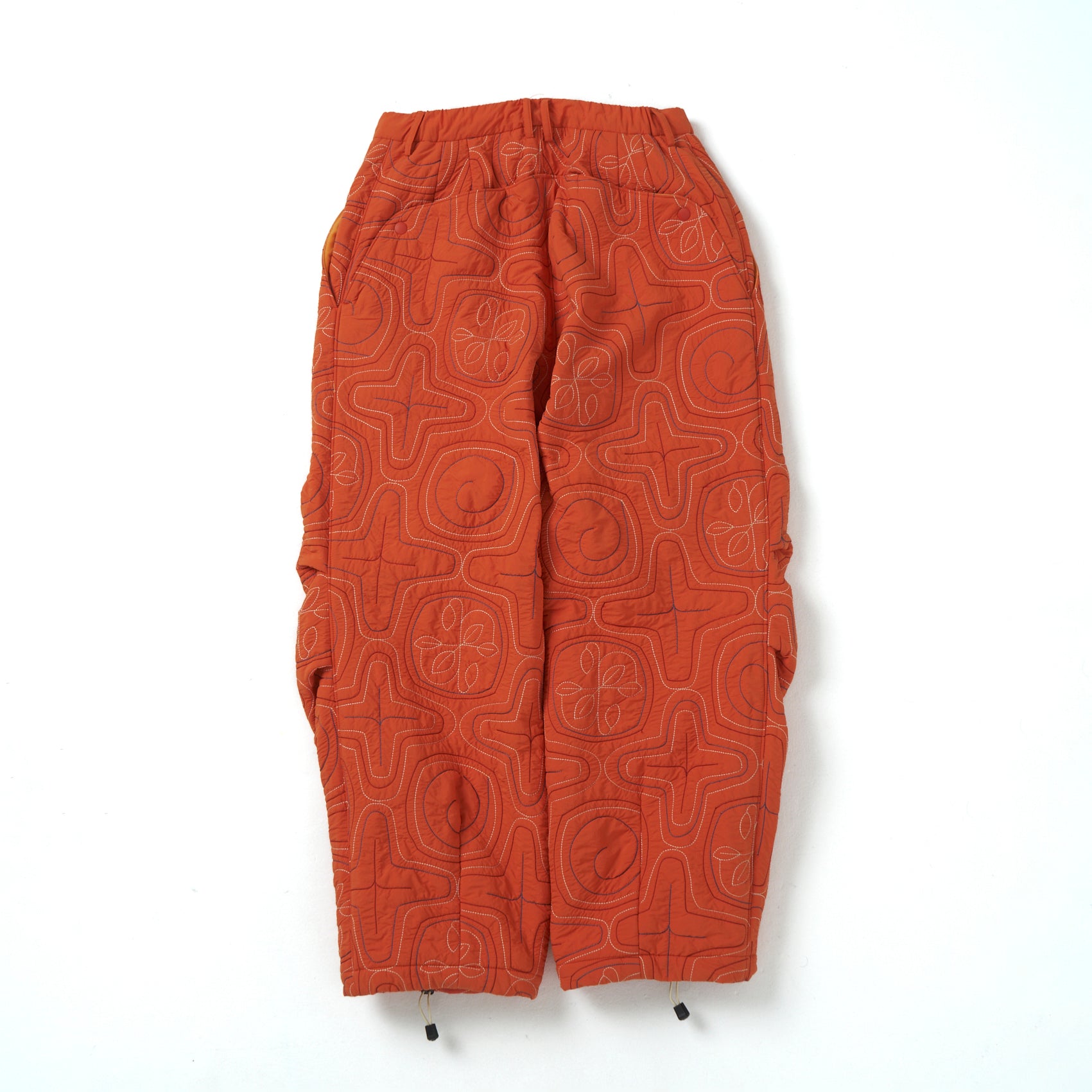 AINU Quilting Pants – Orange | NORBIT | 入荷予定アイテム