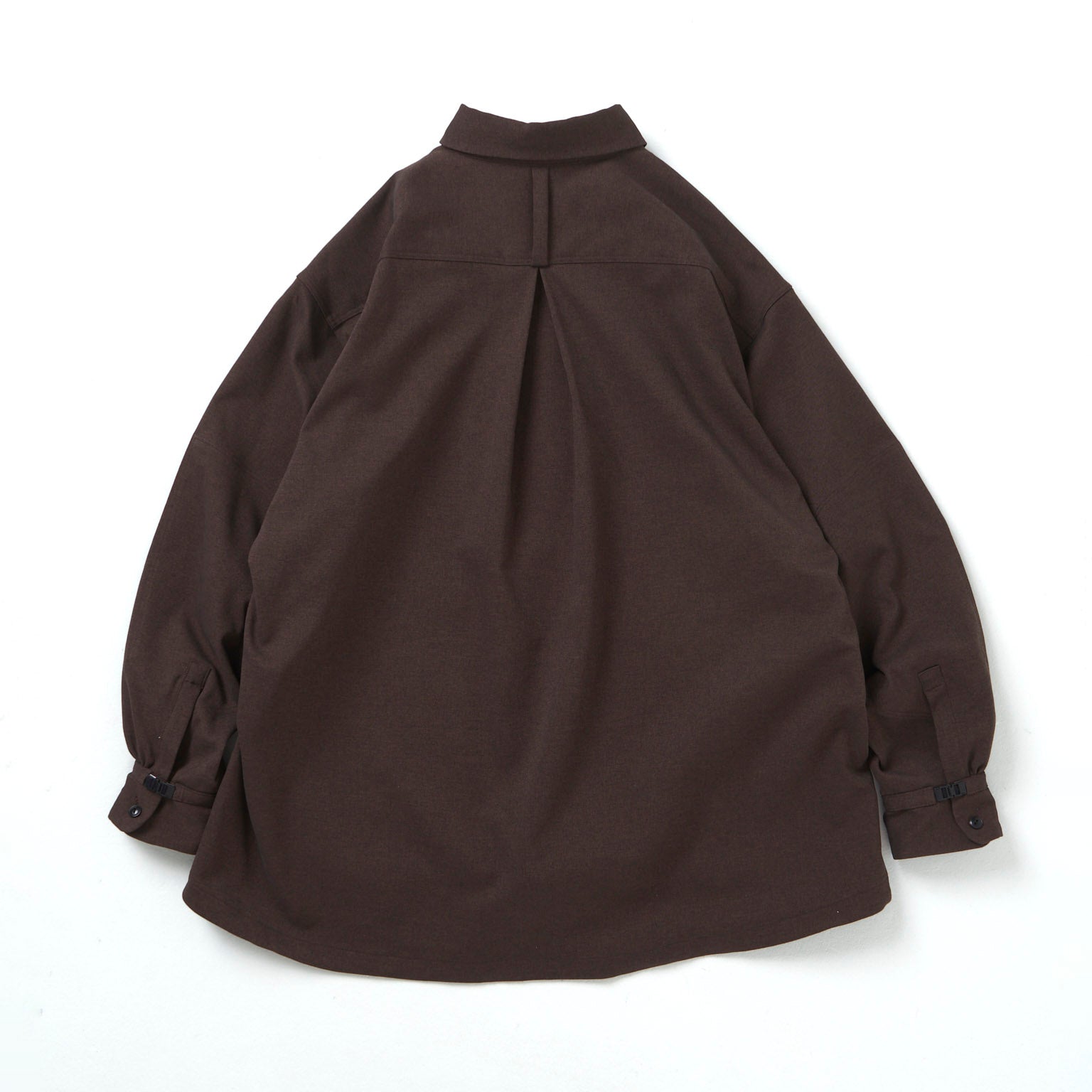 Tech Wool Pullover Shirts ※Made In JAPAN – Brown | NORBIT | 入荷予定アイテム