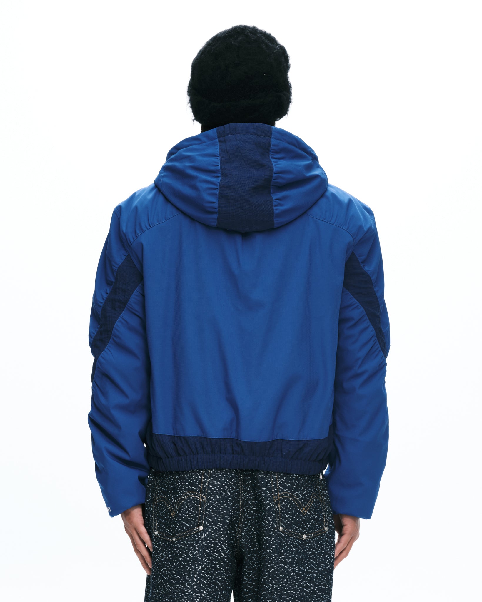 Curvy padded jacket | Color_Blue | No_pla25awj12-2_blue【PLATEAU STUDIO_プラトー スタジオ】【入荷予定アイテム・入荷連絡可能】