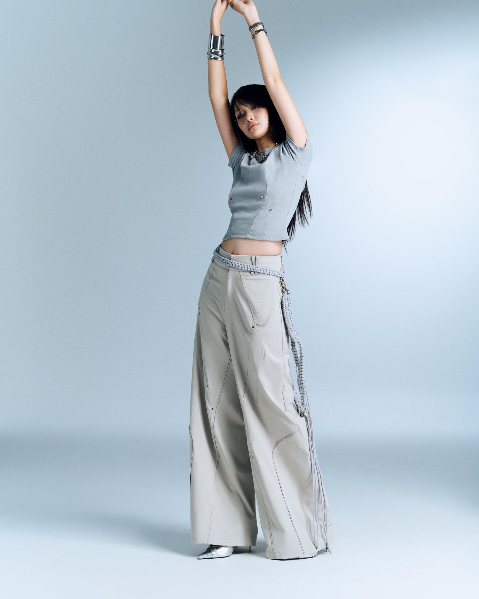 PERSEA TOP (BLUE GREY) | Bunny Hill Concept