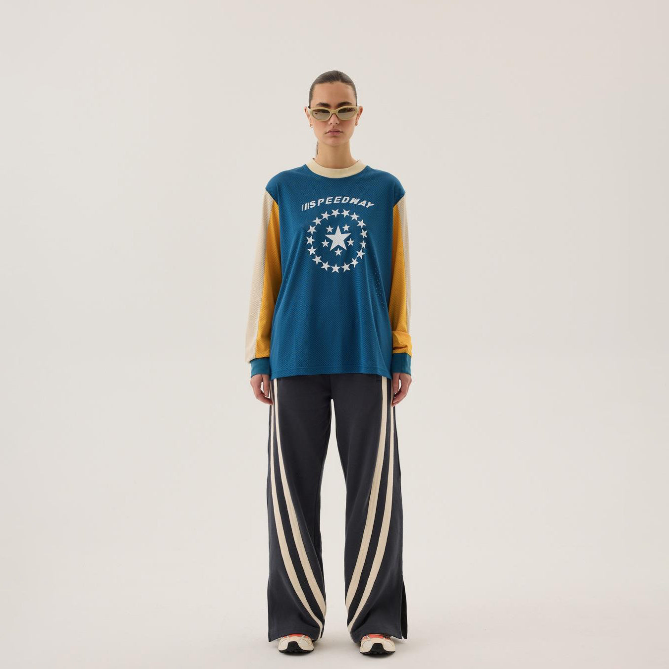 RACES TRACKPANT | Color_Noir | No_260210187_Noir【ARAMINTA JAMES_アラミンタジェームス】【入荷予定アイテム・入荷連絡可能】