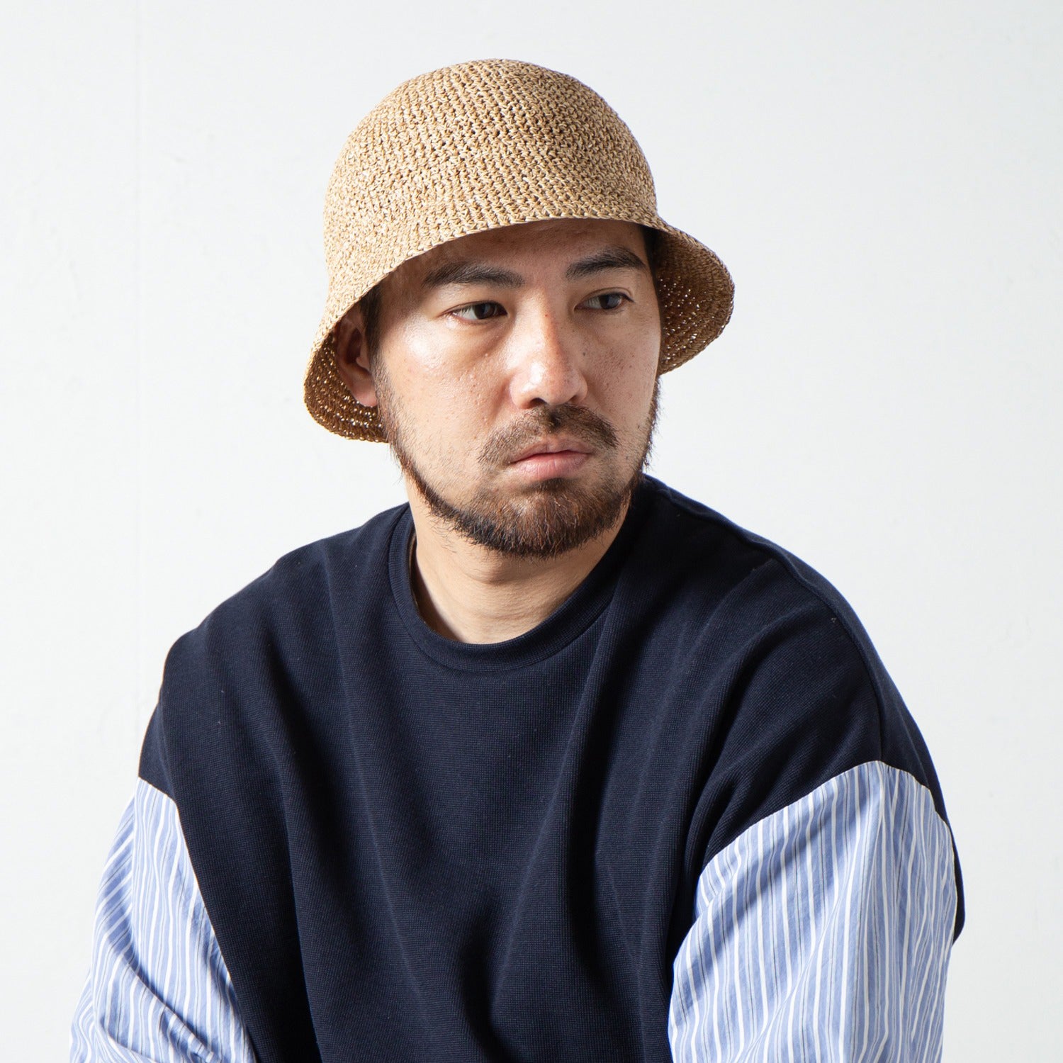 Paper Fiber Tulip Hat | Color_Natural | No_RL-23-1291_Natural【RACAL_ラカル】【入荷予定アイテム・入荷連絡可能】