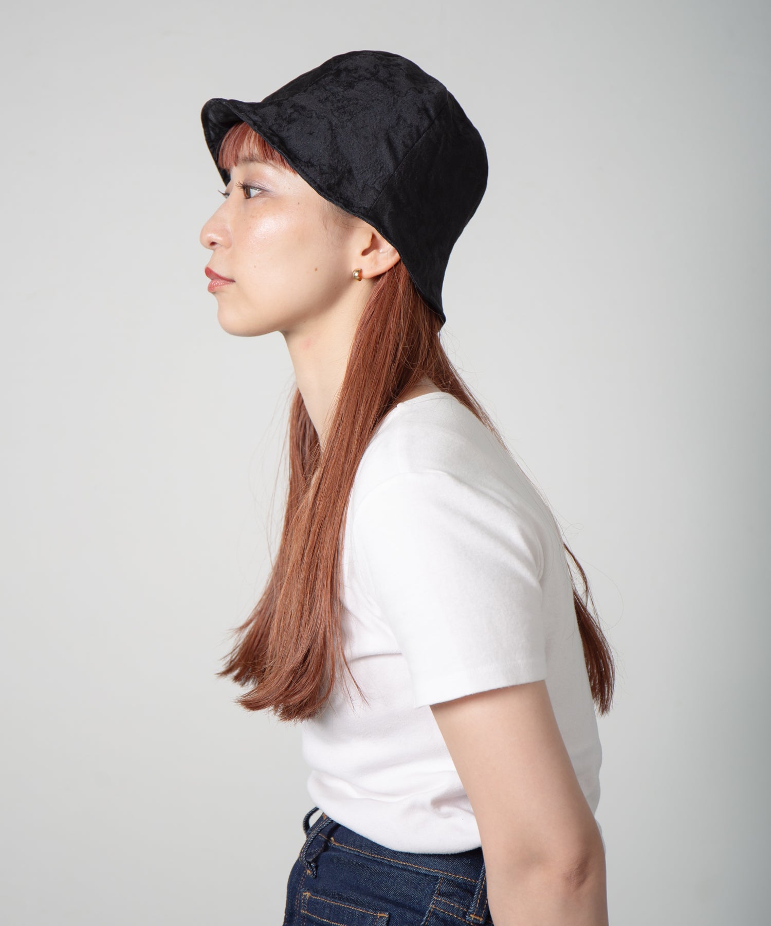 RL-25-017W_Black | Jacquard tulip hat | Color:Black【RACAL_ラカル】【入荷予定アイテム・入荷連絡可能】