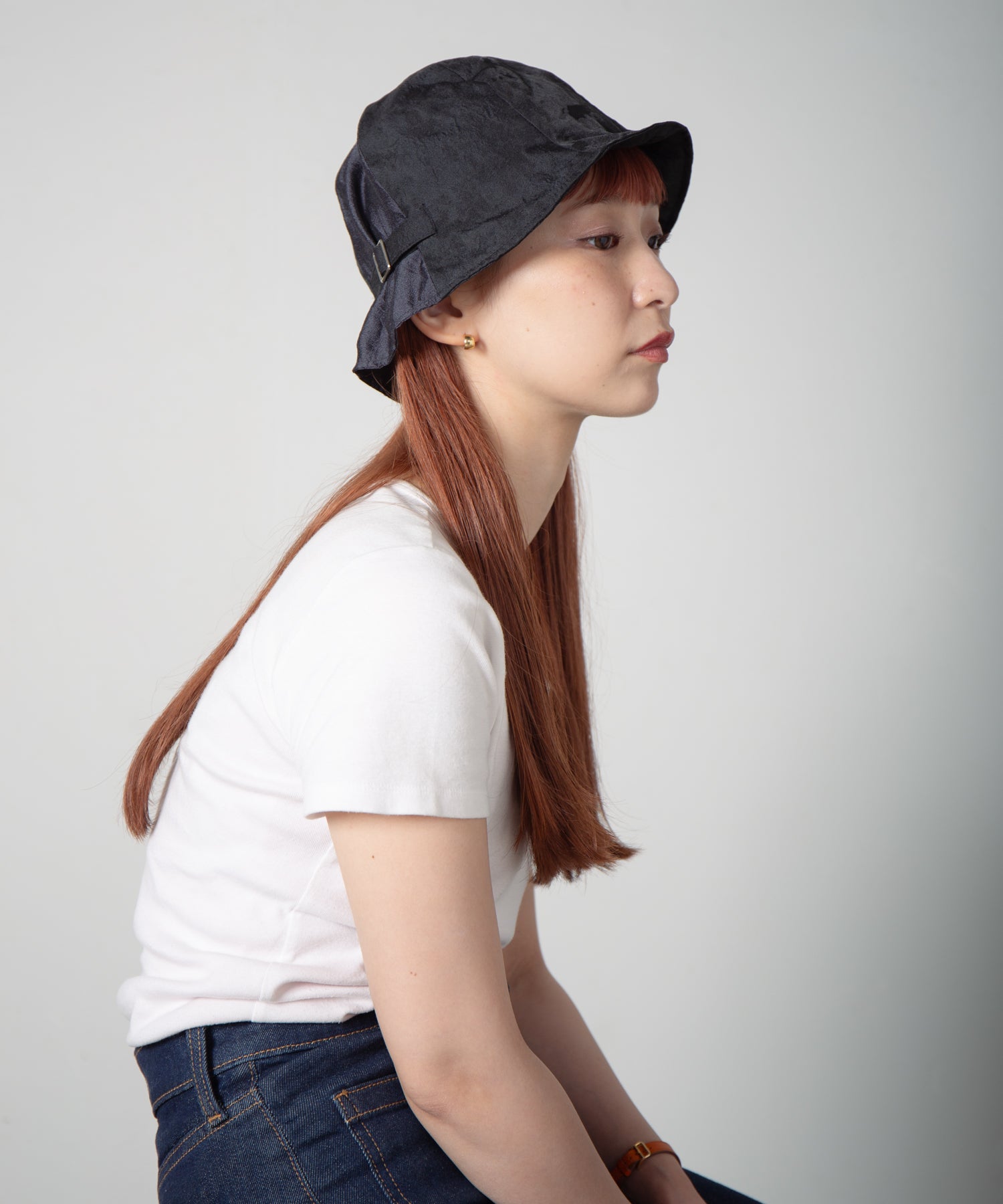 RL-25-017W_Black | Jacquard tulip hat | Color:Black【RACAL_ラカル】【入荷予定アイテム・入荷連絡可能】