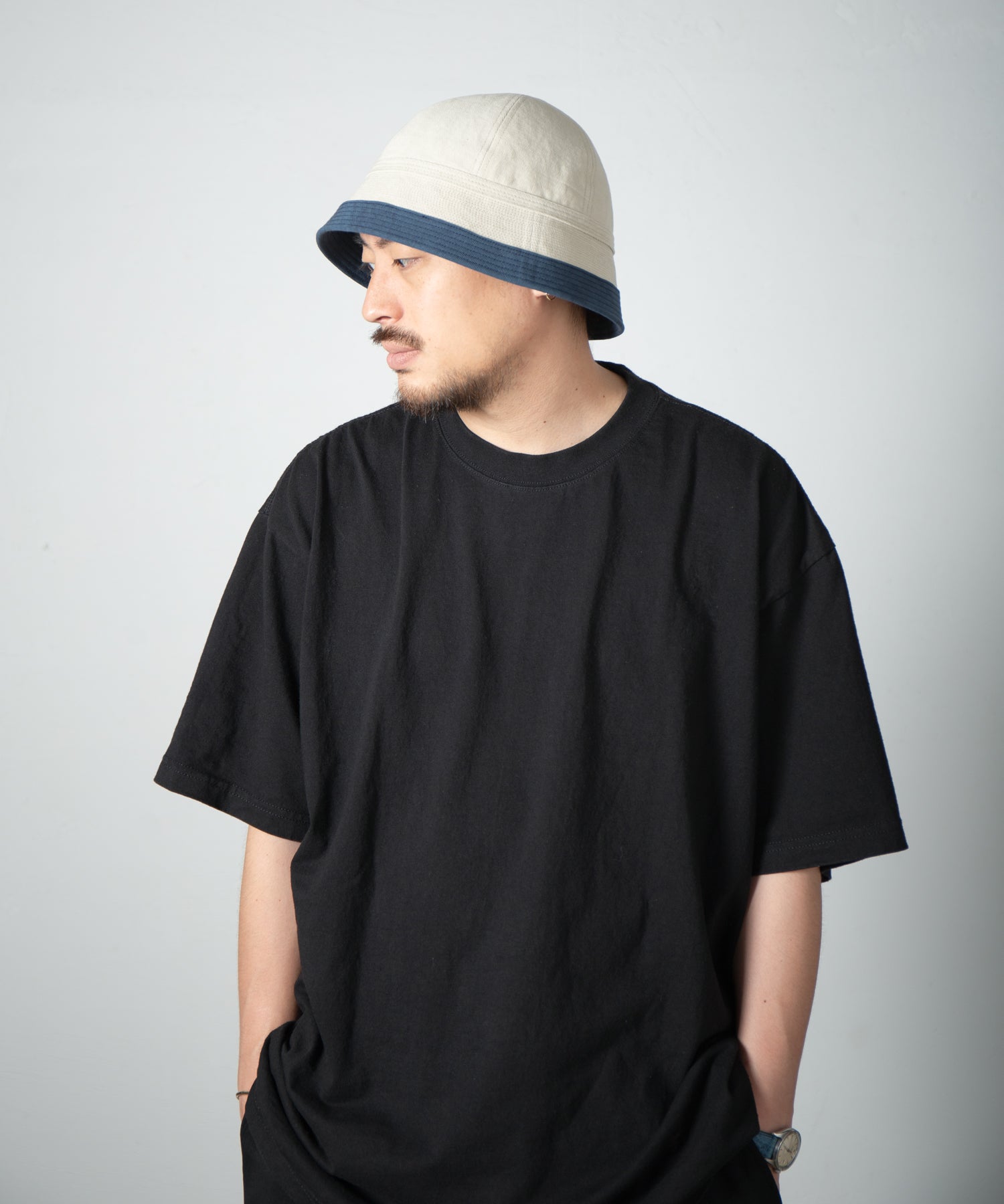 RL-25-1384_Grayge | 2Tone Sailor Hat | Color:Grayge【RACAL_ラカル】【入荷予定アイテム・入荷連絡可能】