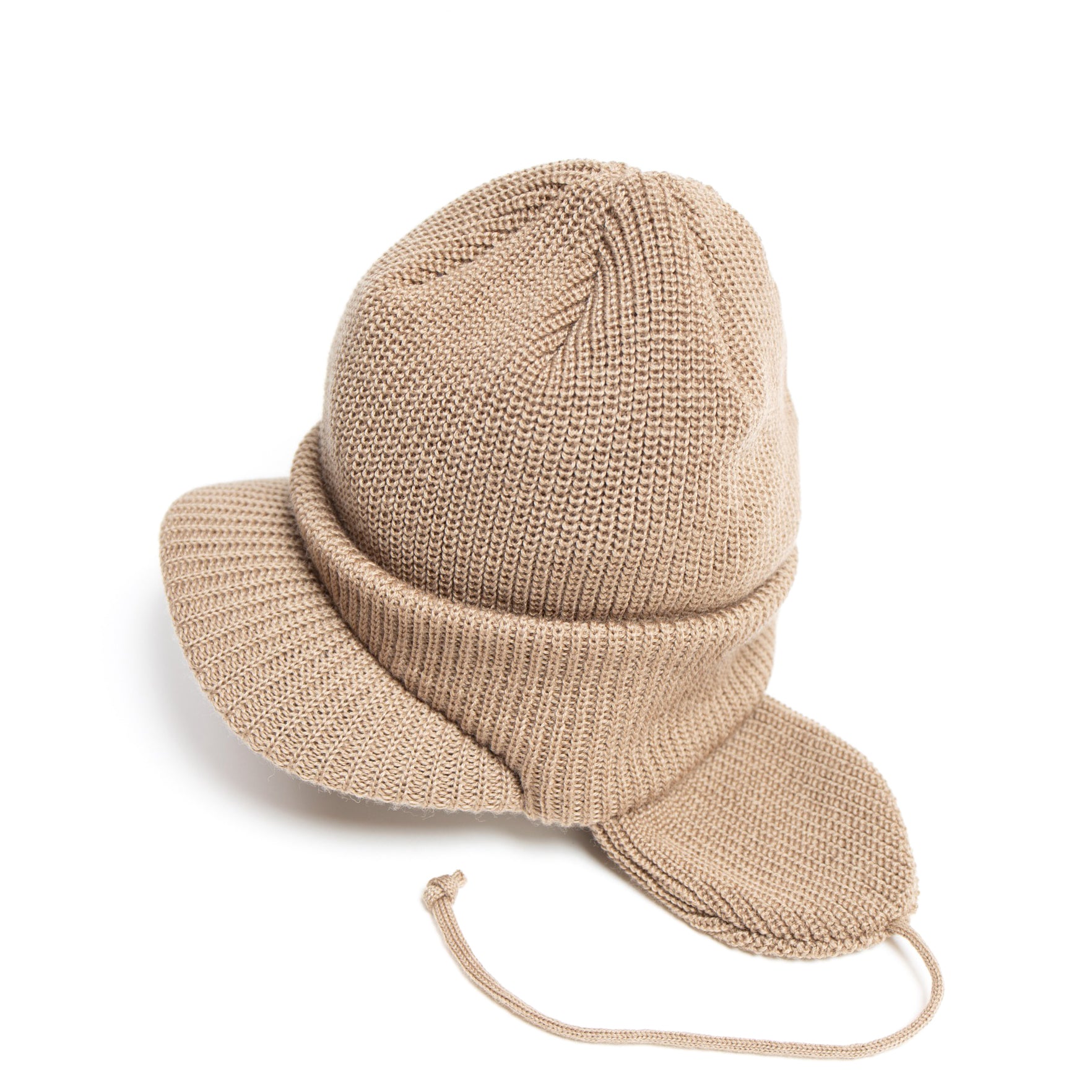 Ear Brim Beanie | Color_Beige / Charcoal / Black | No_rl-25-1407【RACAL_ラカル】【入荷予定アイテム・入荷連絡可能】