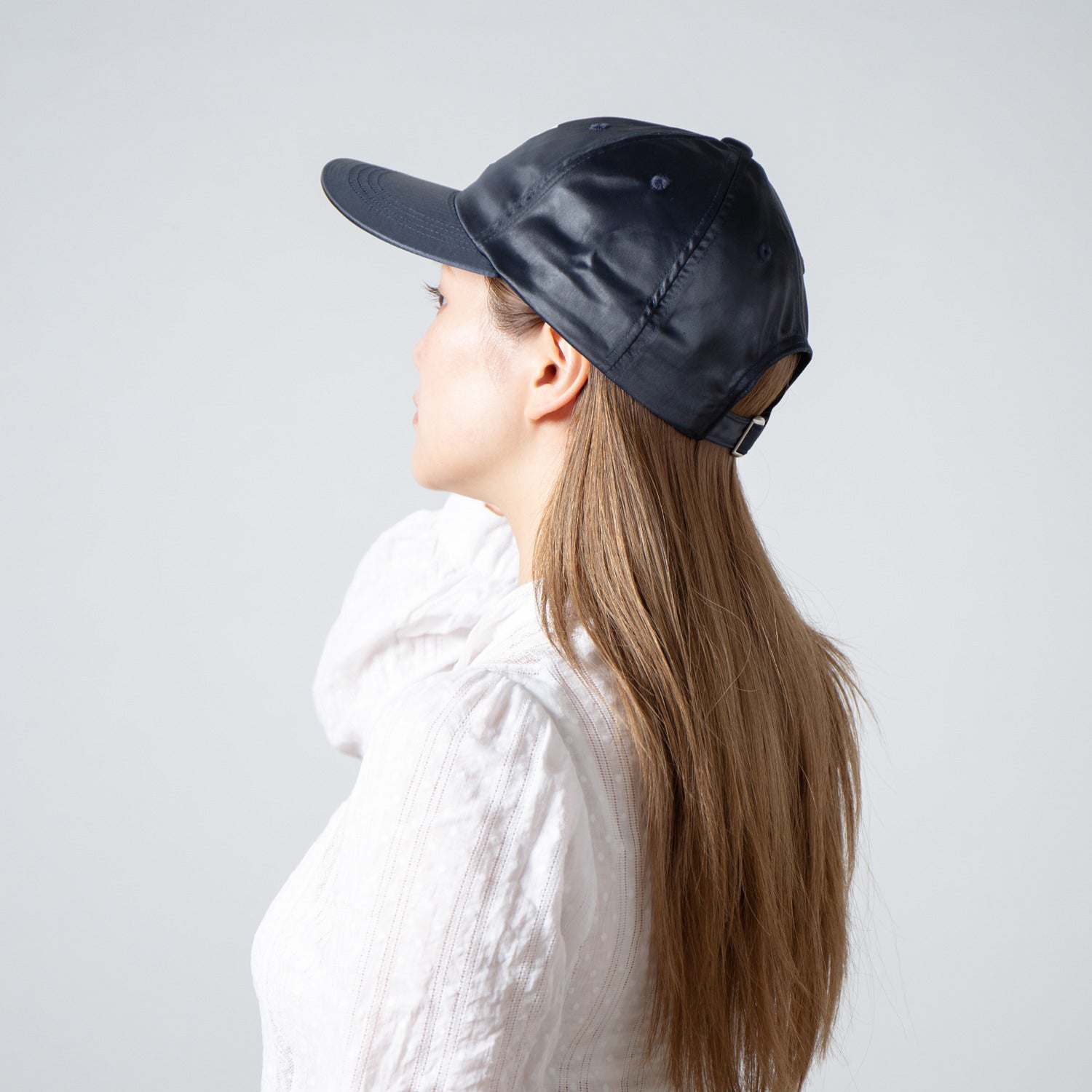 Satin B.B.CAP | Color_Navy | No_RL-26-043W_Navy【RACAL_ラカル】【入荷予定アイテム・入荷連絡可能】