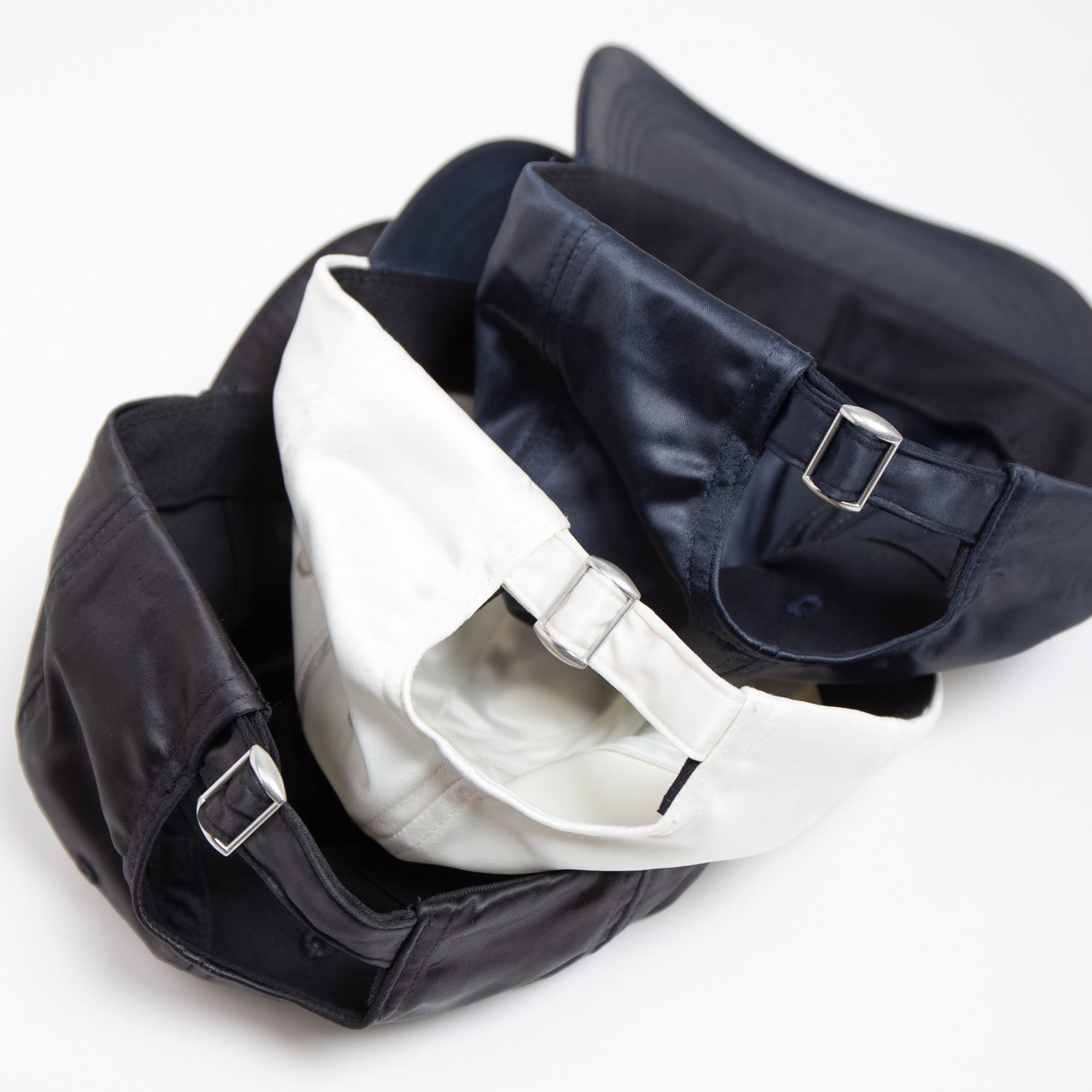 Satin B.B.CAP | Color_Ivory×Navy | No_RL-26-043W_Ivory×Navy【RACAL_ラカル】【入荷予定アイテム・入荷連絡可能】