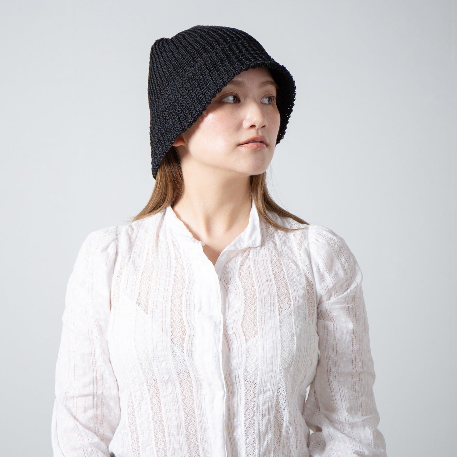 Summer Knit Hat | Color_Black | No_RL-26-046W_Black【RACAL_ラカル】【入荷予定アイテム・入荷連絡可能】
