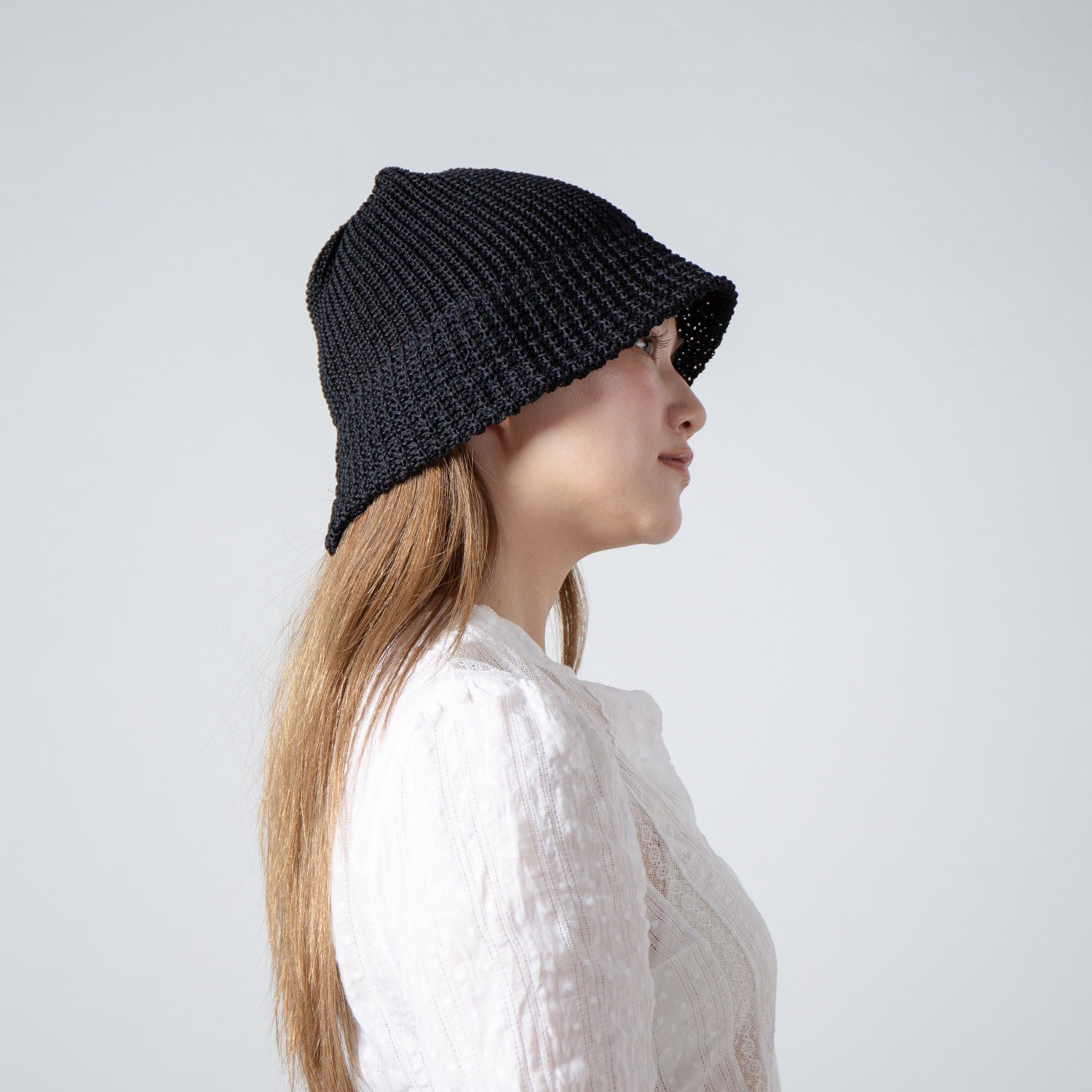 Summer Knit Hat | Color_Black | No_RL-26-046W_Black【RACAL_ラカル】【入荷予定アイテム・入荷連絡可能】