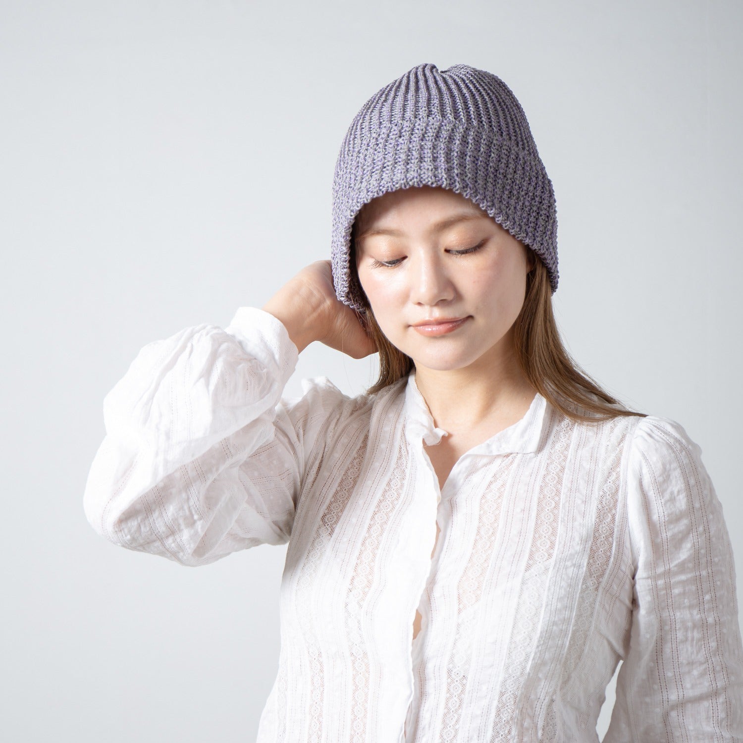 Summer Knit Hat | Color_Purple | No_RL-26-046W_Purple【RACAL_ラカル】【入荷予定アイテム・入荷連絡可能】