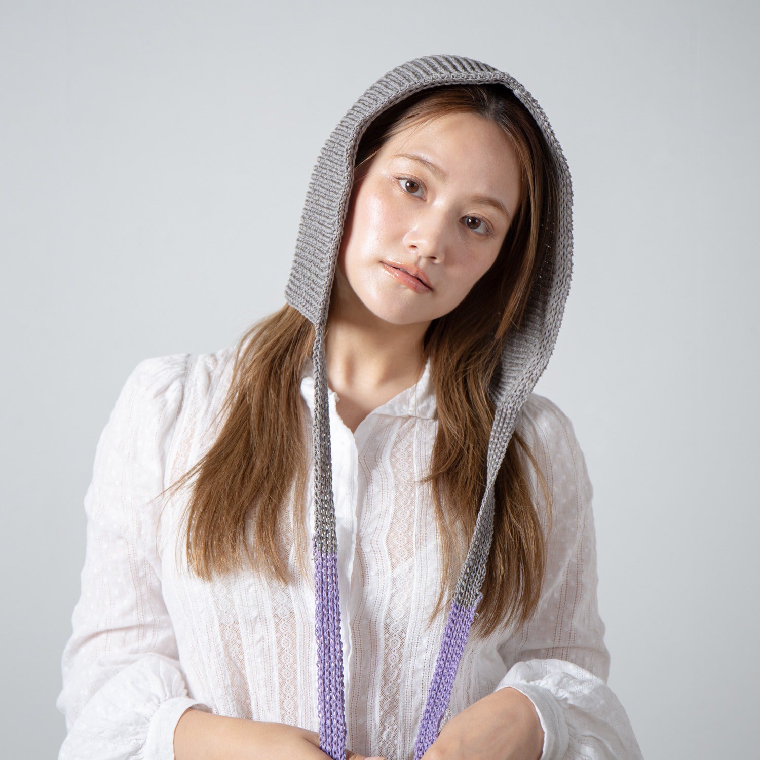 Summer Knit Hoodie | Color_Gray | No_RL-26-049W_Gray【RACAL_ラカル】【入荷予定アイテム・入荷連絡可能】