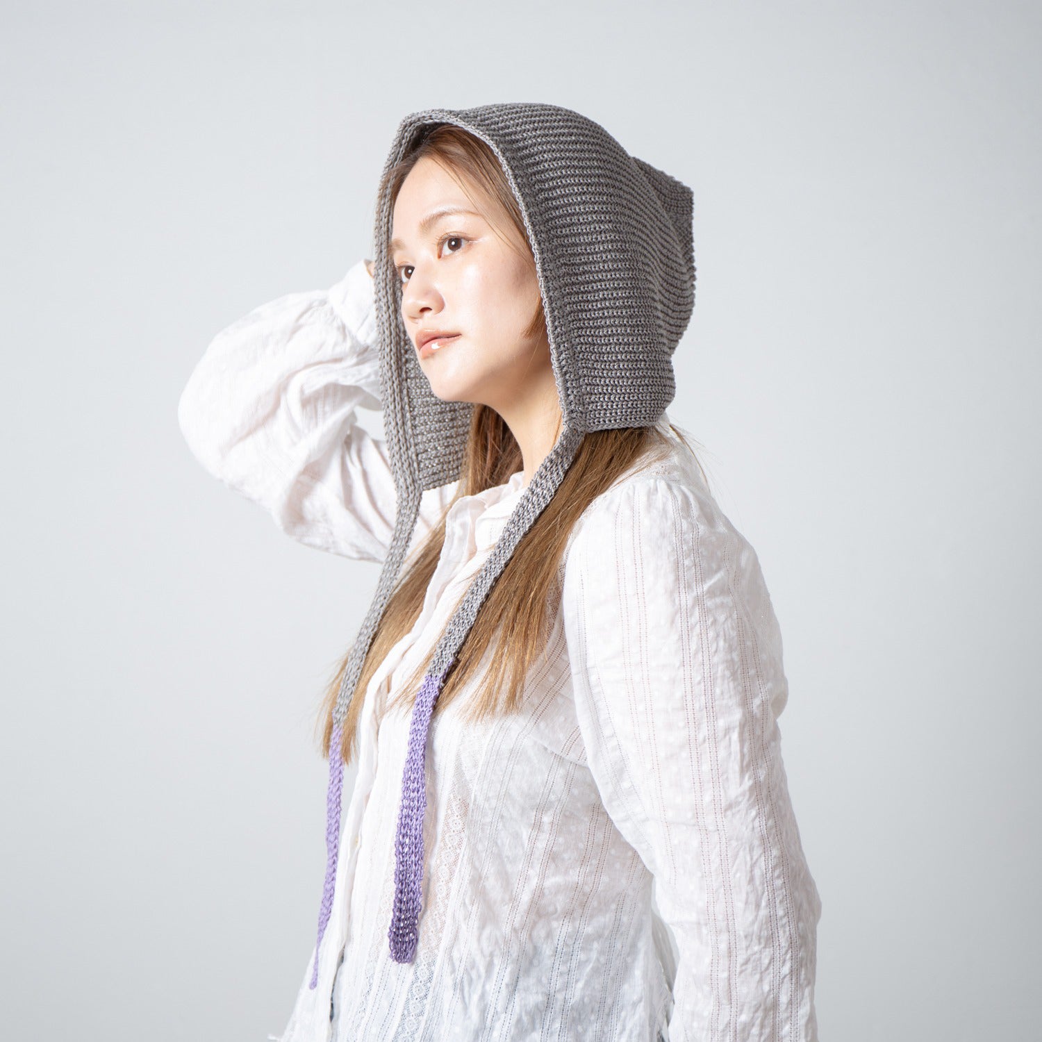 Summer Knit Hoodie | Color_Gray | No_RL-26-049W_Gray【RACAL_ラカル】【入荷予定アイテム・入荷連絡可能】