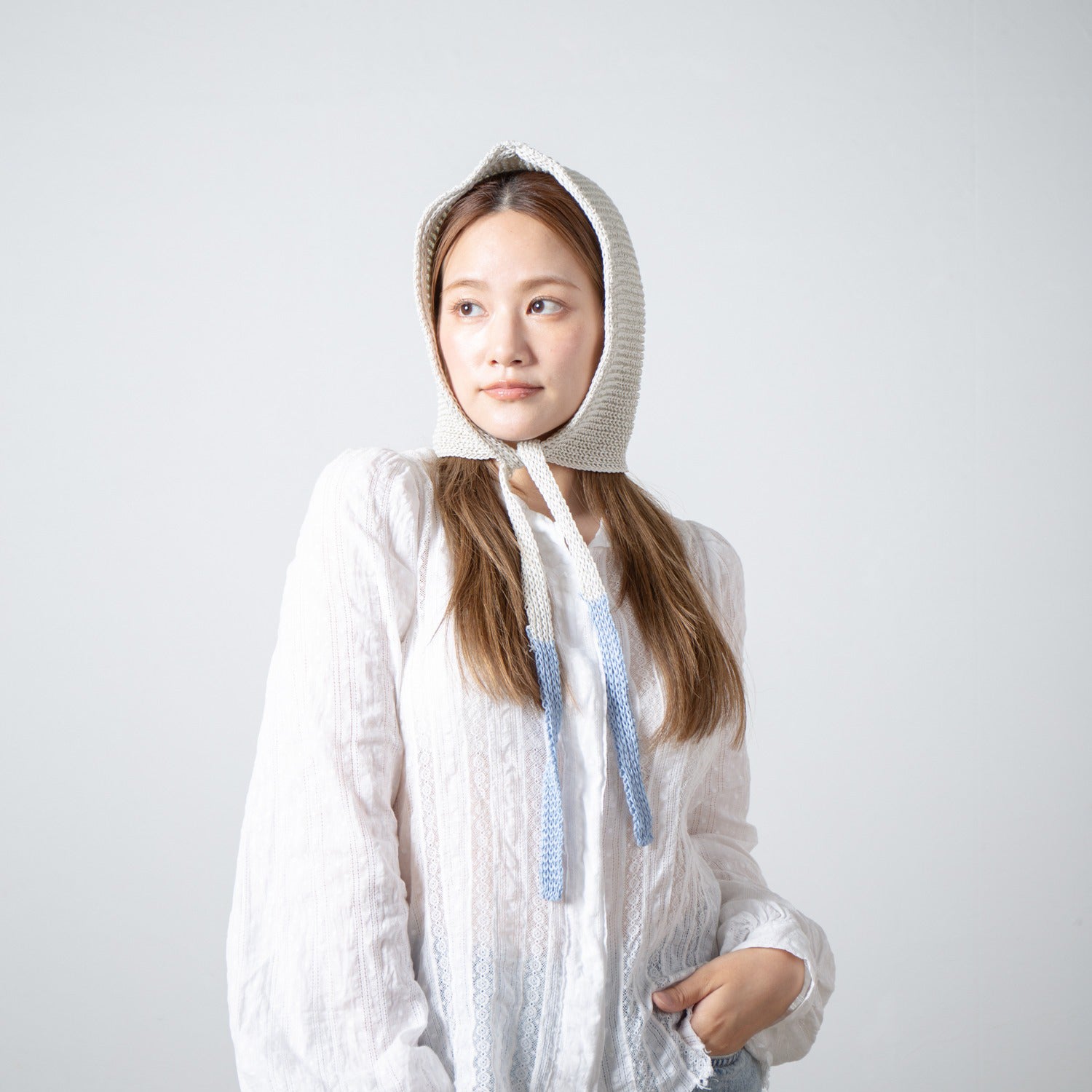 Summer Knit Hoodie | Color_Ivory | No_RL-26-049W_Ivory【RACAL_ラカル】【入荷予定アイテム・入荷連絡可能】