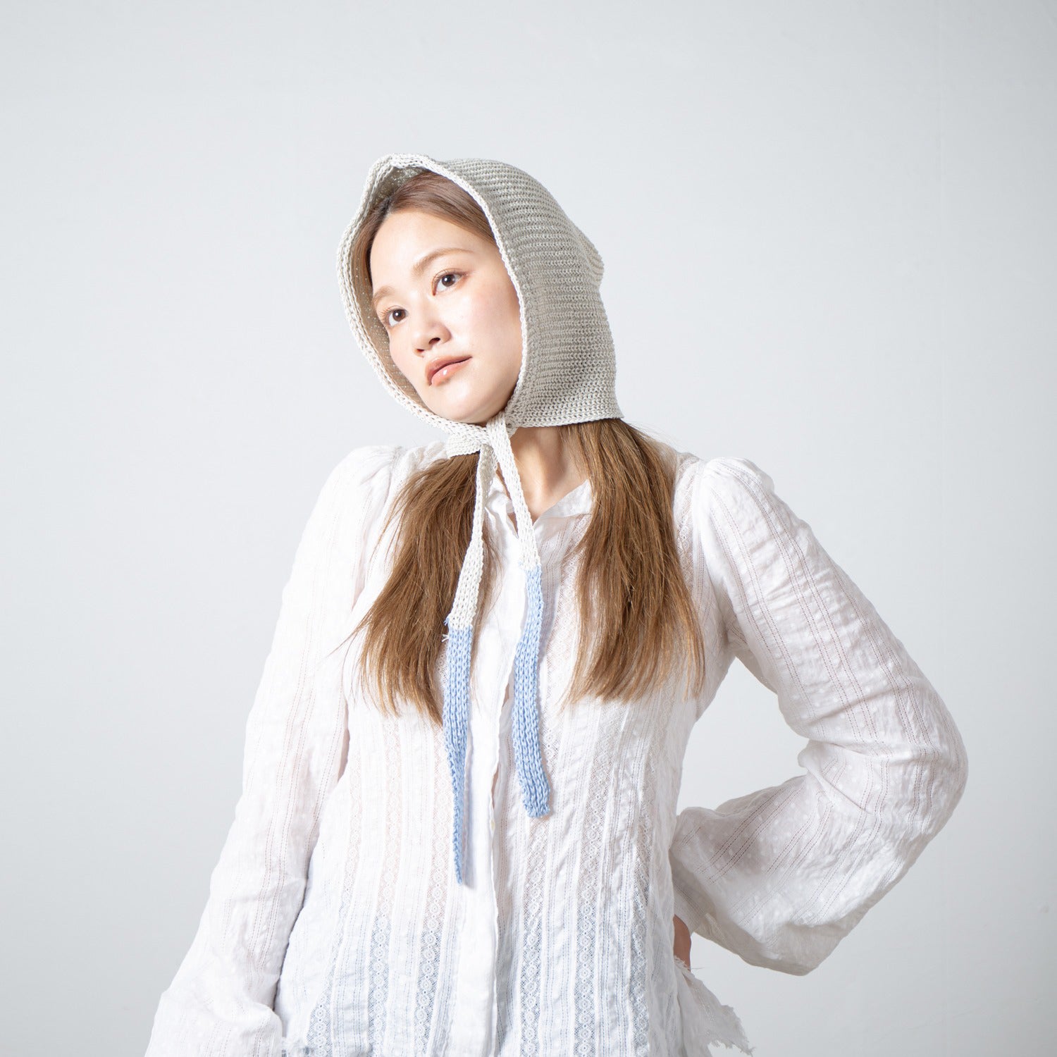 Summer Knit Hoodie | Color_Ivory | No_RL-26-049W_Ivory【RACAL_ラカル】【入荷予定アイテム・入荷連絡可能】
