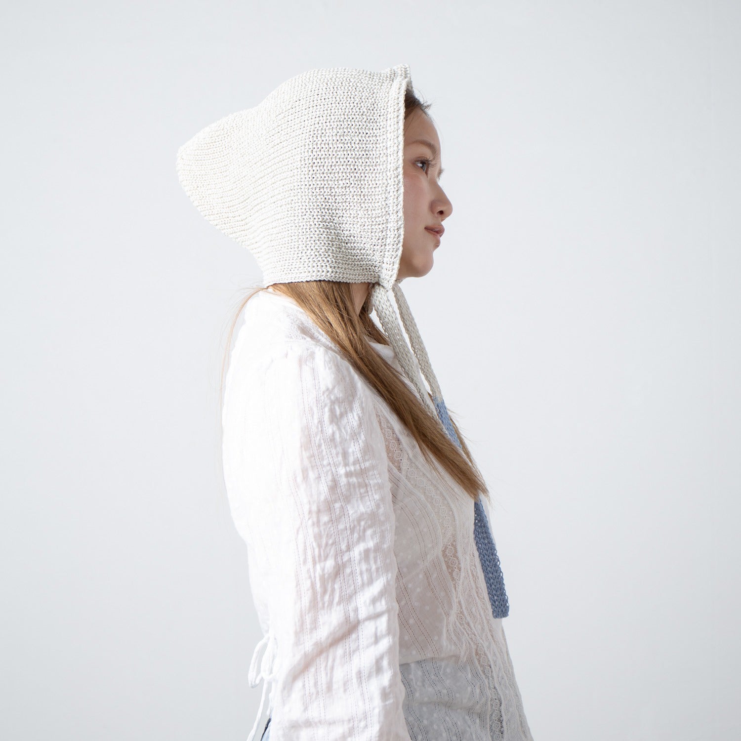 Summer Knit Hoodie | Color_Ivory | No_RL-26-049W_Ivory【RACAL_ラカル】【入荷予定アイテム・入荷連絡可能】